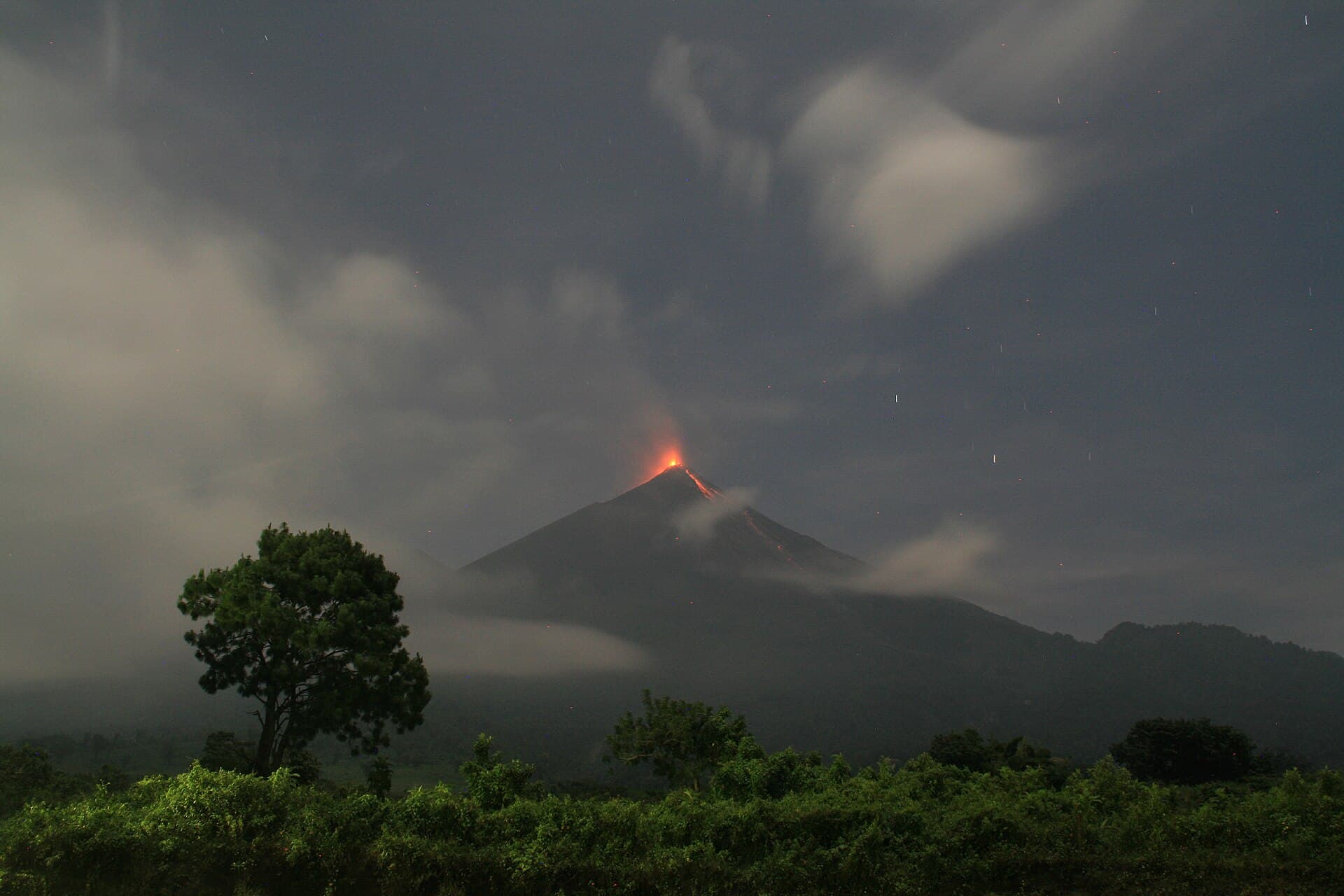 Fuego and Acatenango volcanoes