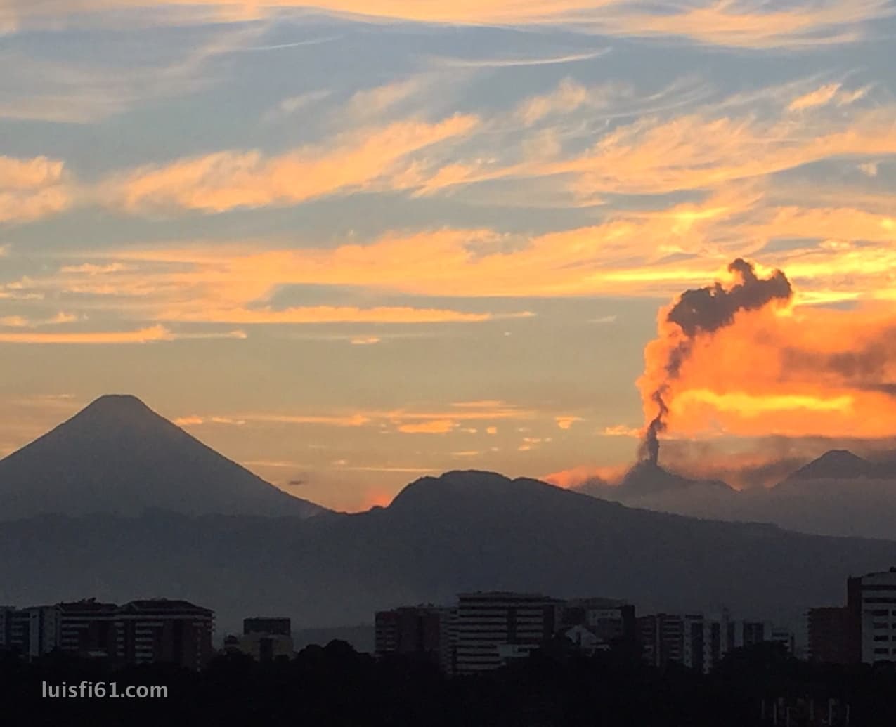 Fuego and Acatenango volcanoes