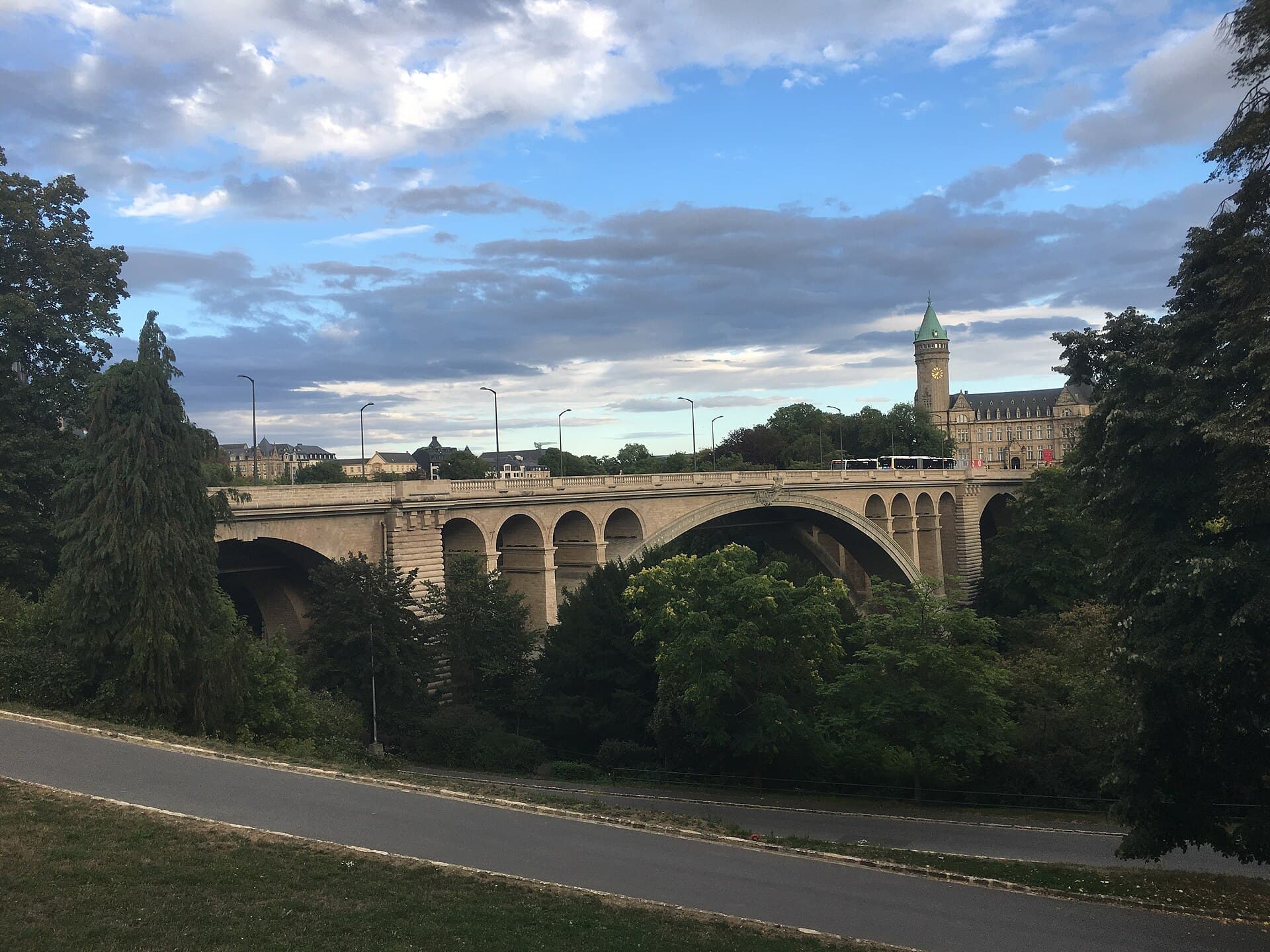 The Adolphe Bridge, Luxembourg City