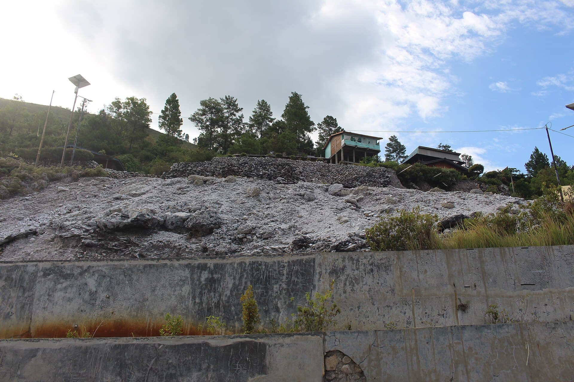 Aek Rangat hot springs near Pangururan