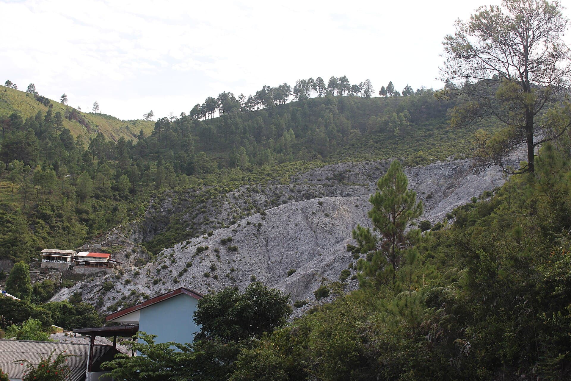 Aek Rangat hot springs near Pangururan