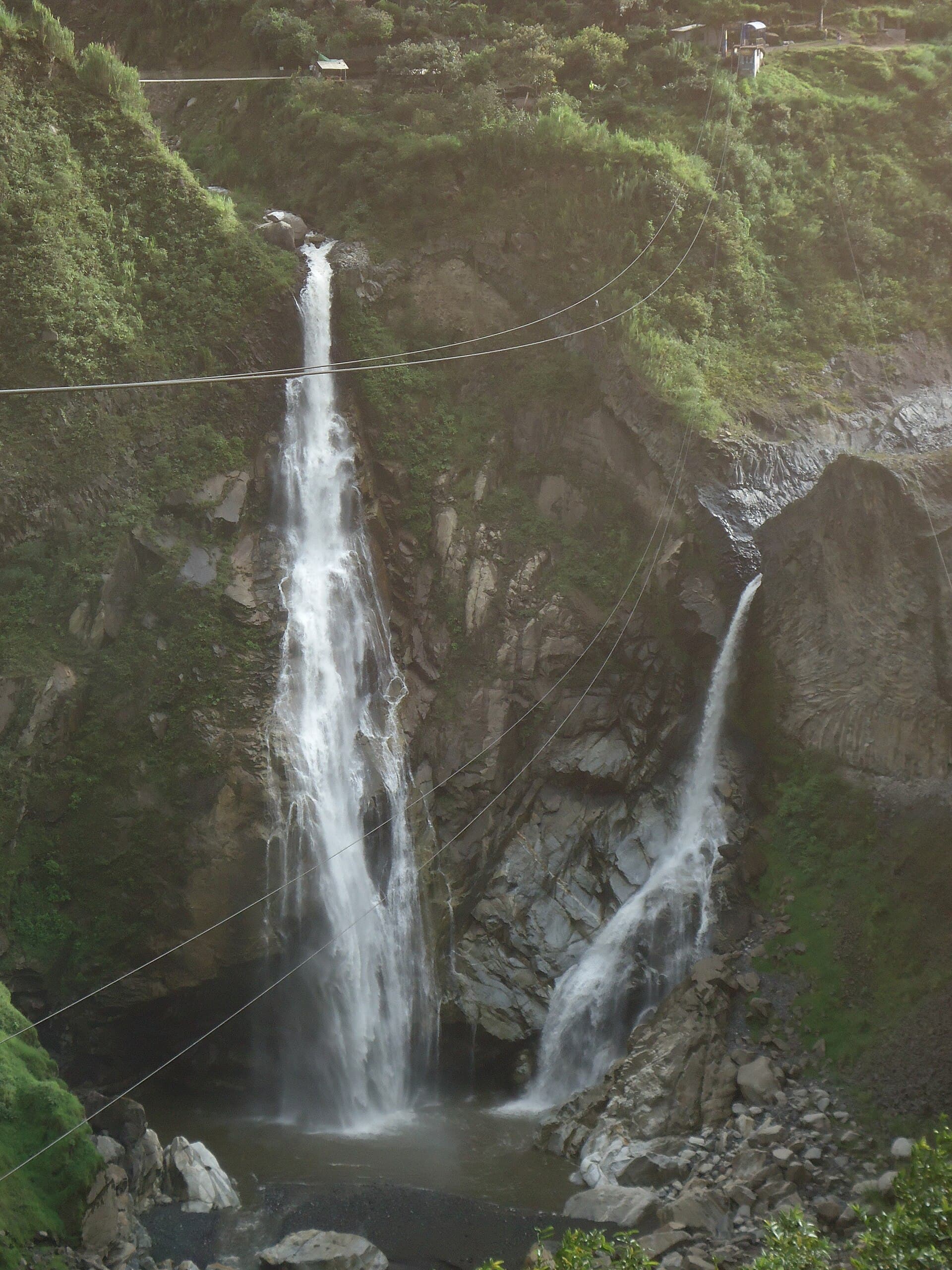Agoyán waterfall near Baños