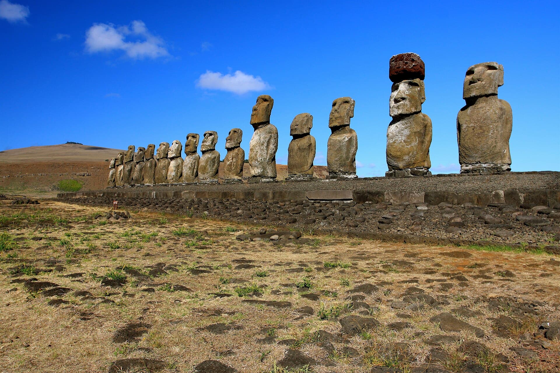 Ahu Tongariki and its moai