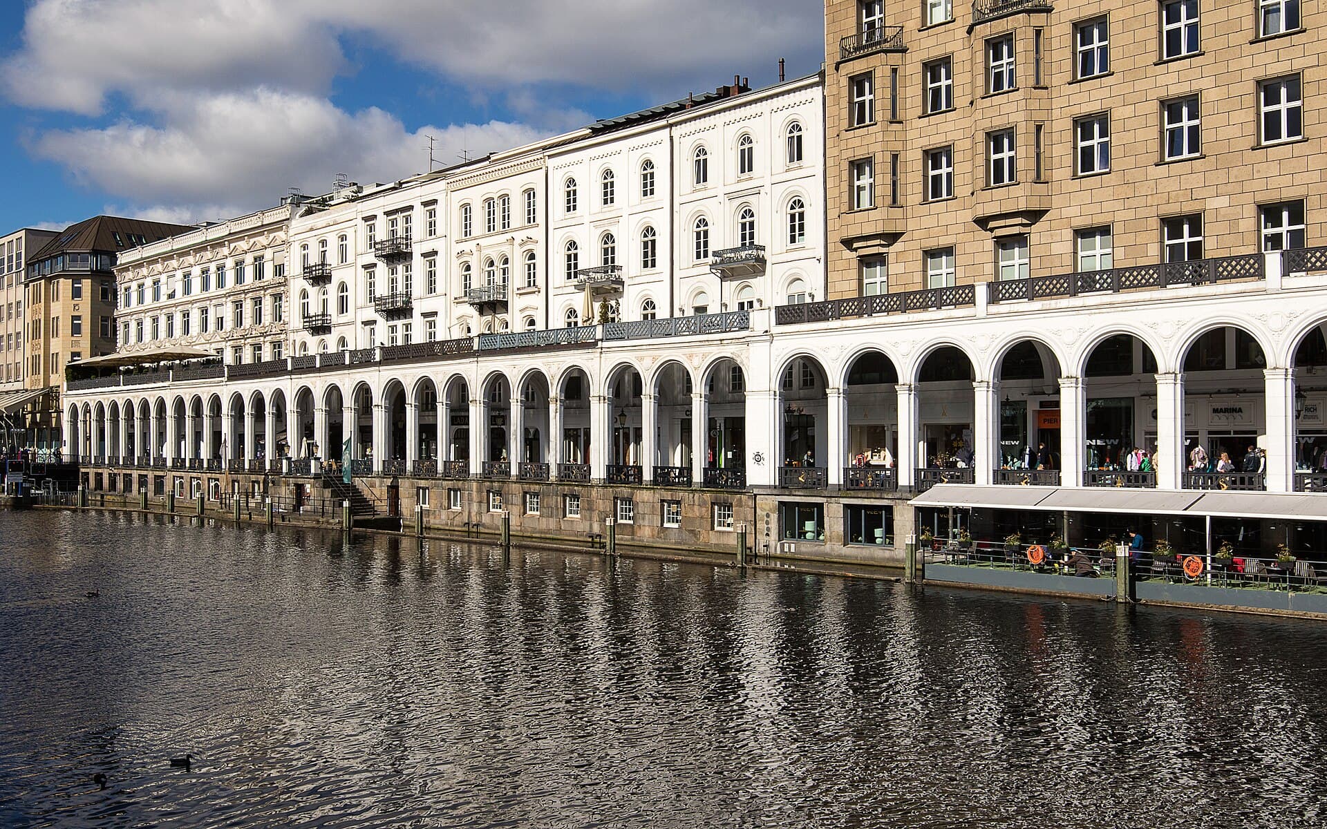 The Alster Arcades, Hamburg