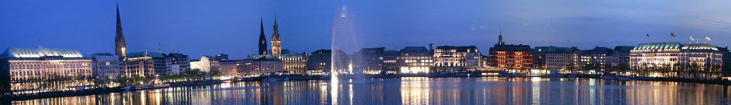 Alster Fountain, Hamburg