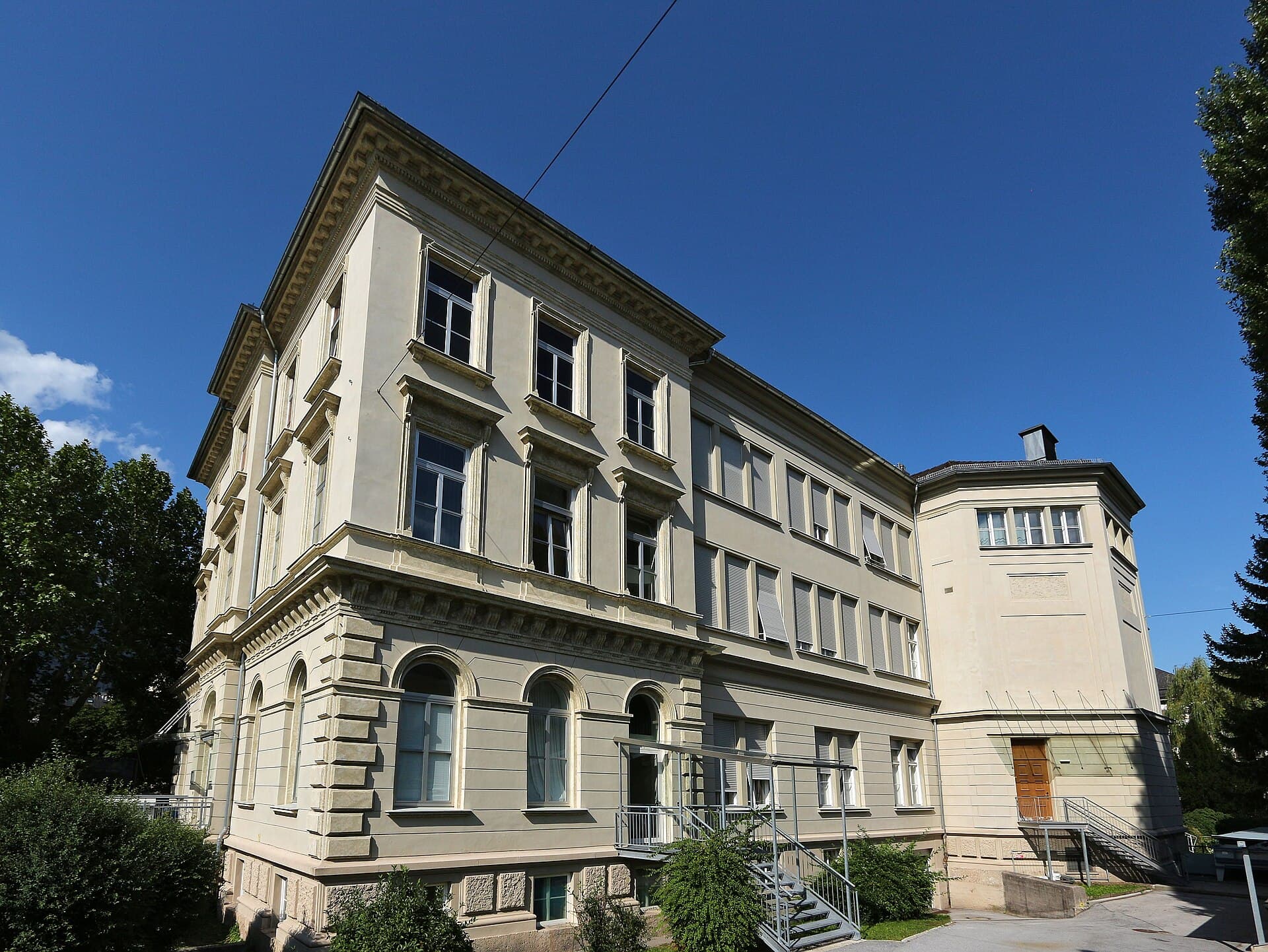 The anatomical institute building of the Medical University of Innsbruck