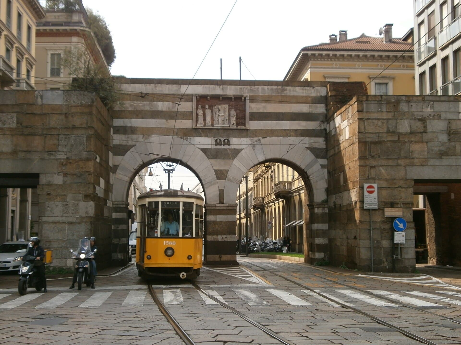 The Arches of the Old Porta Nuova, Milan