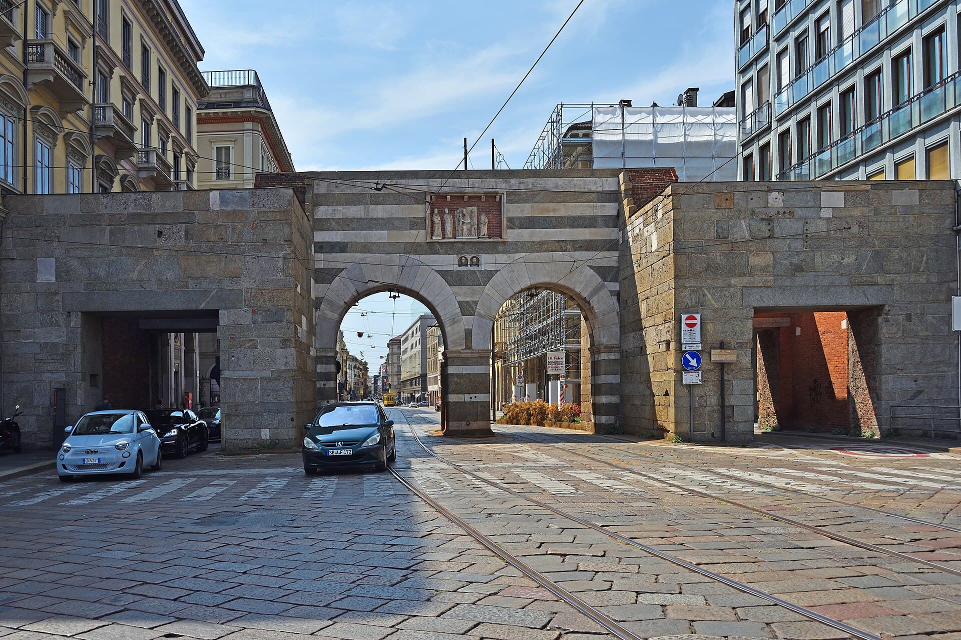 The Arches of the Old Porta Nuova, Milan