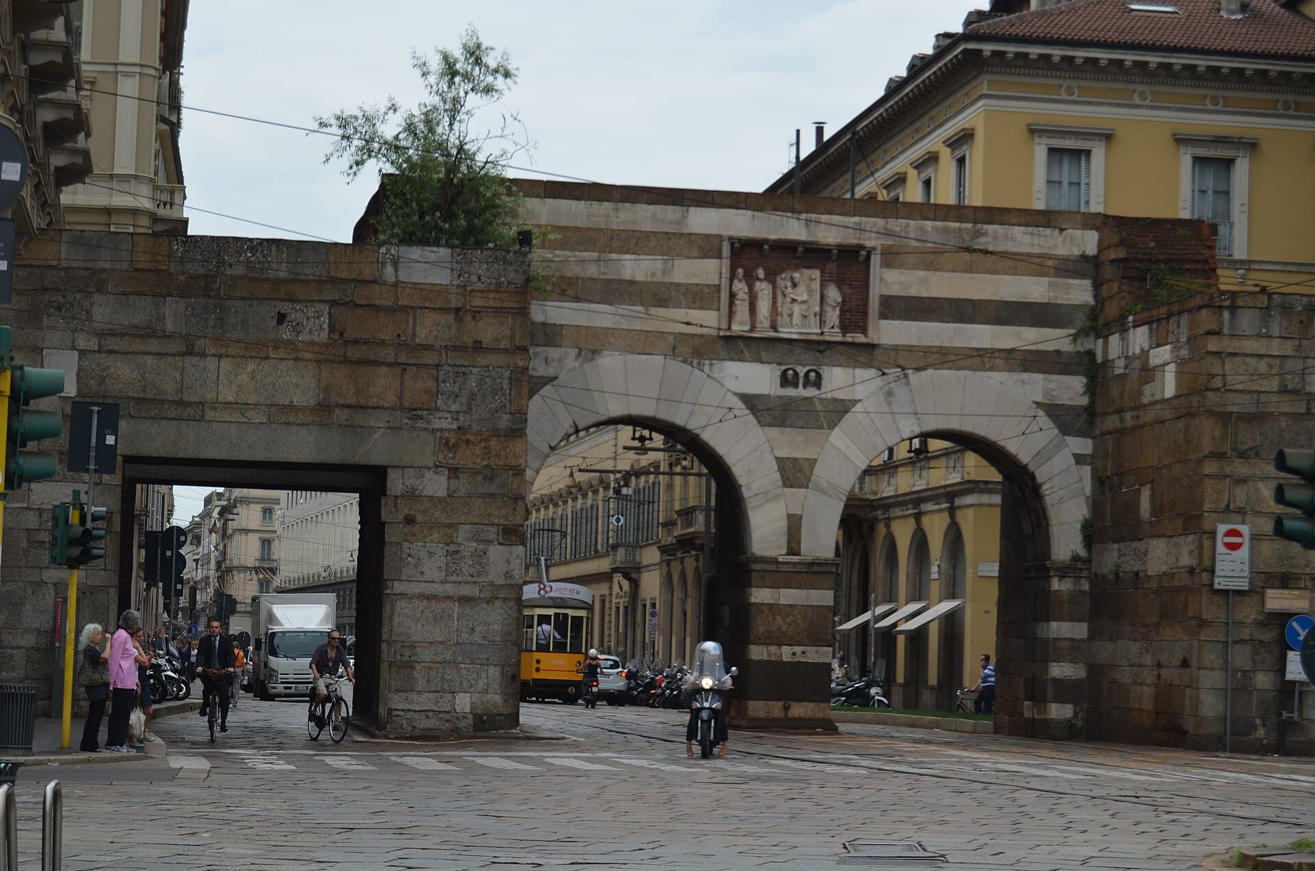 The Arches of the Old Porta Nuova, Milan