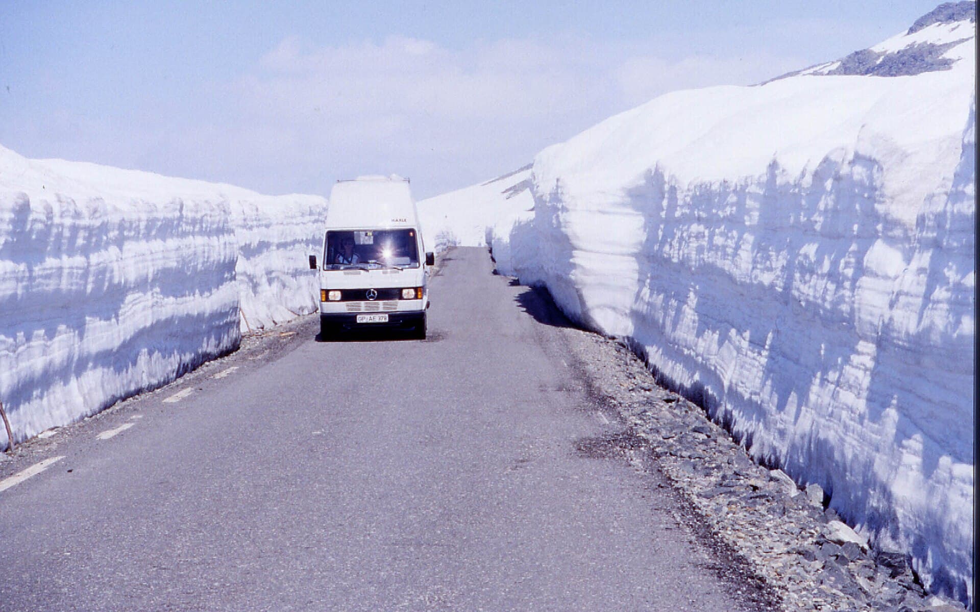 The Snow Road over Aurland