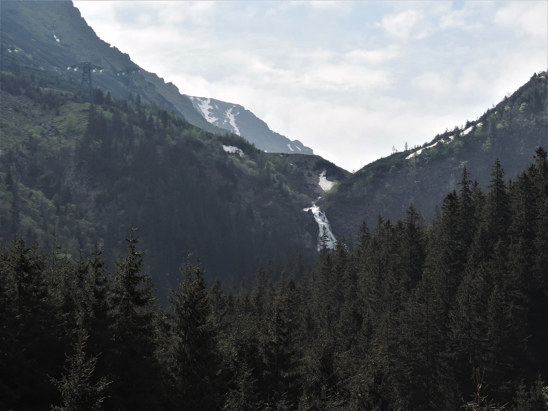 Bâlea Waterfall on the Transfăgărășan, Făgăraș