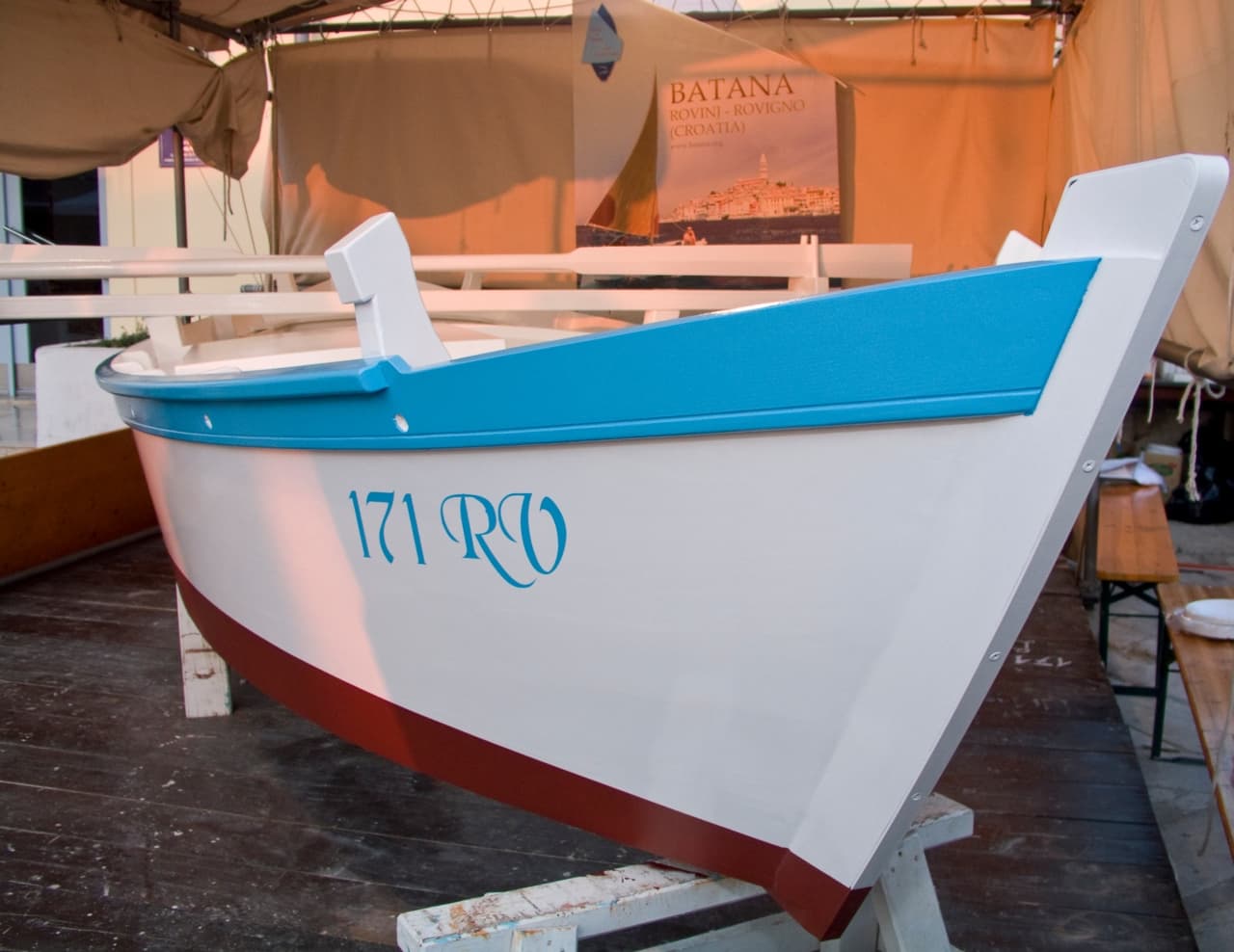Batana boats at Rovinj