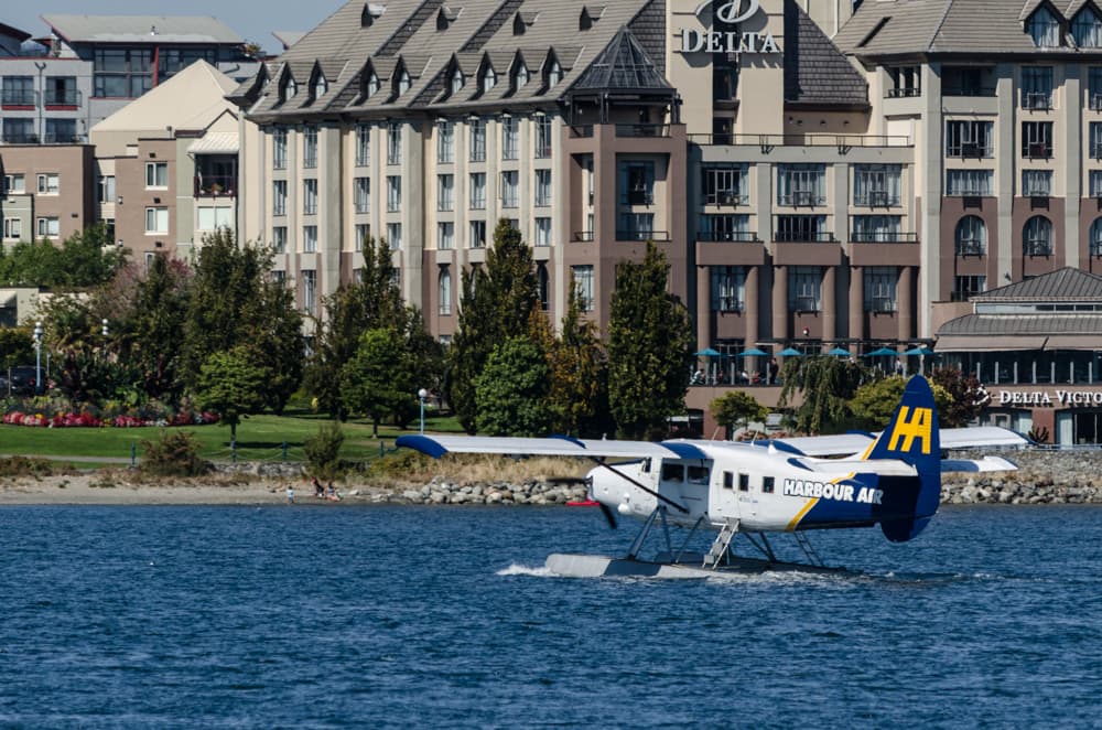British Columbia Parliament Buildings and Inner Harbour