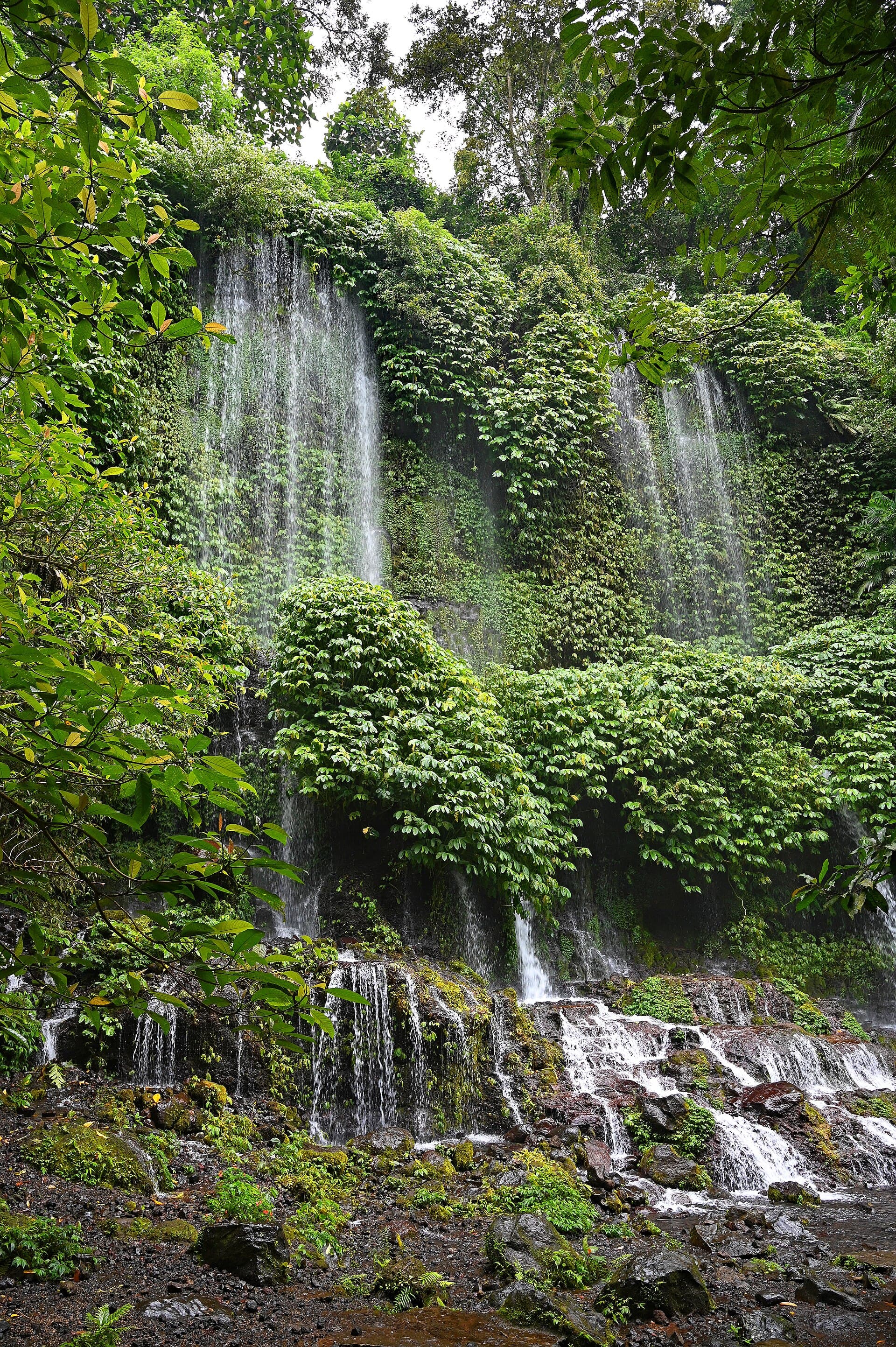 Benang Stokel and Kelambu waterfalls