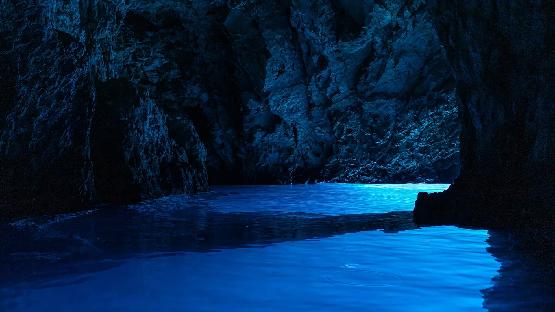 The Blue Cave on Bisevo, Split