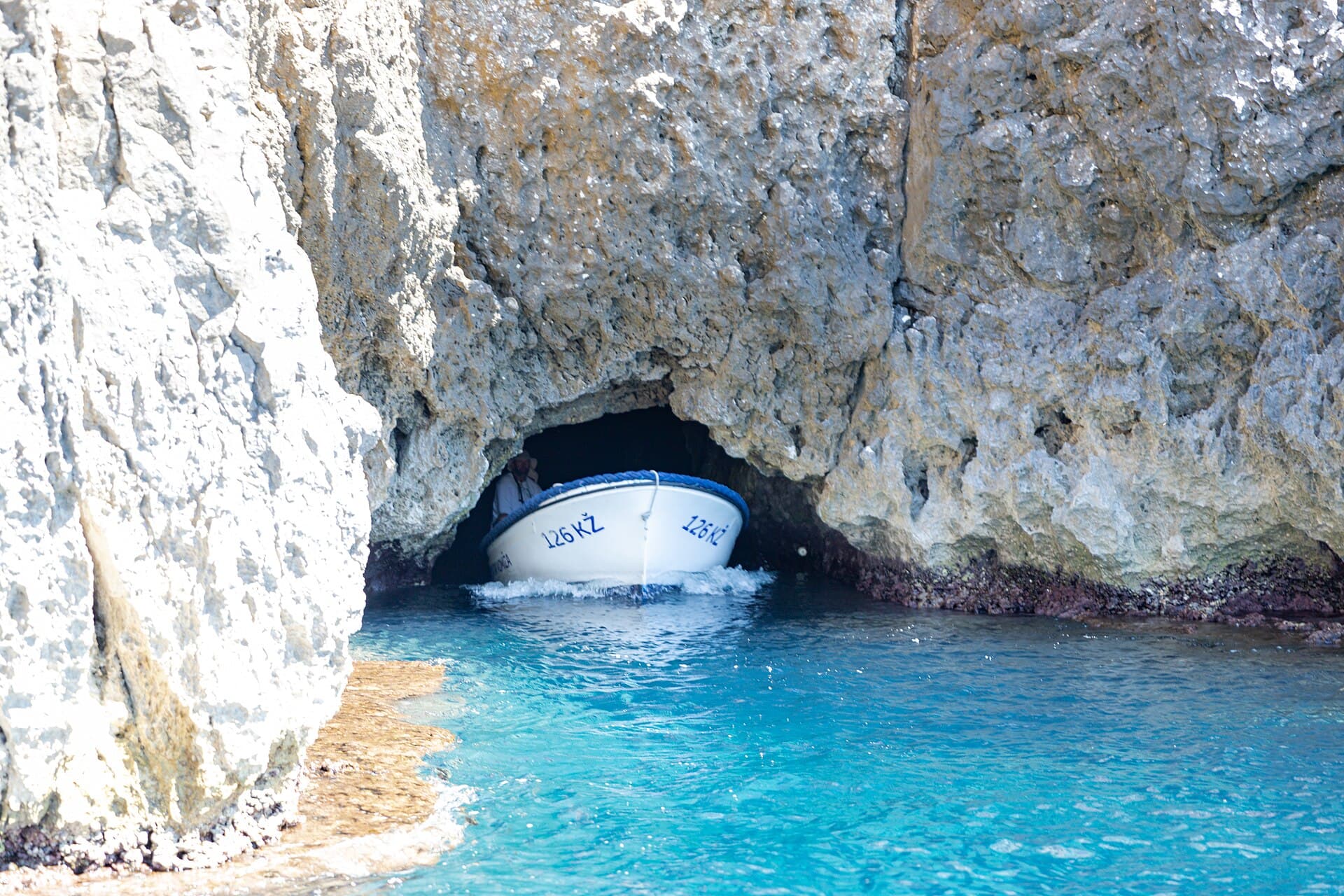 The Blue Cave on Bisevo, Split