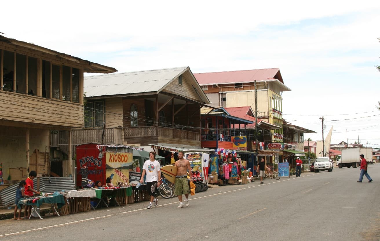 Bocas del Toro town