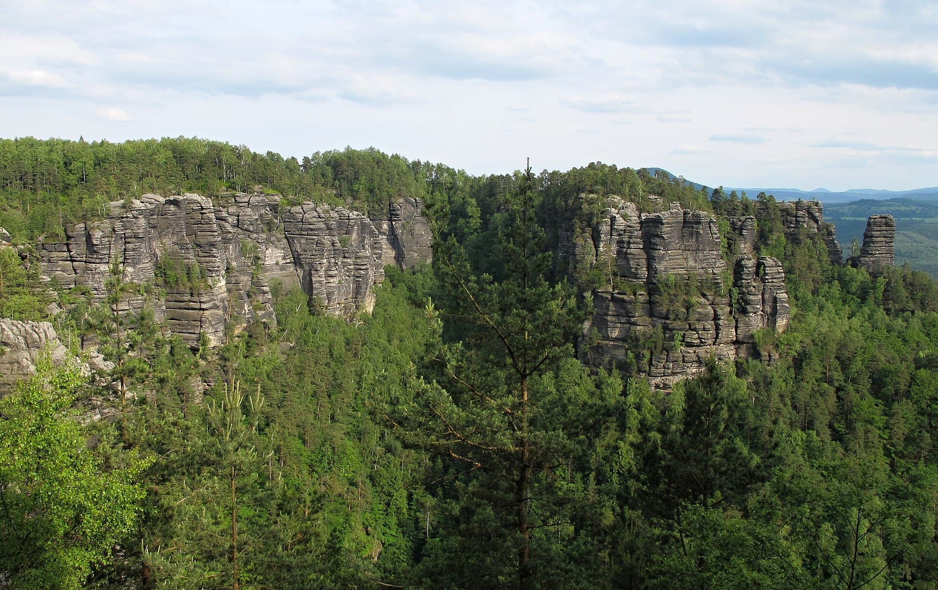 Bohemian Switzerland, Prague