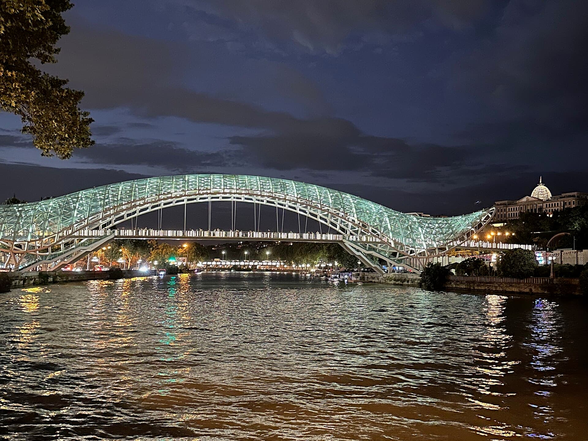 Bridge of Peace and Rike Park