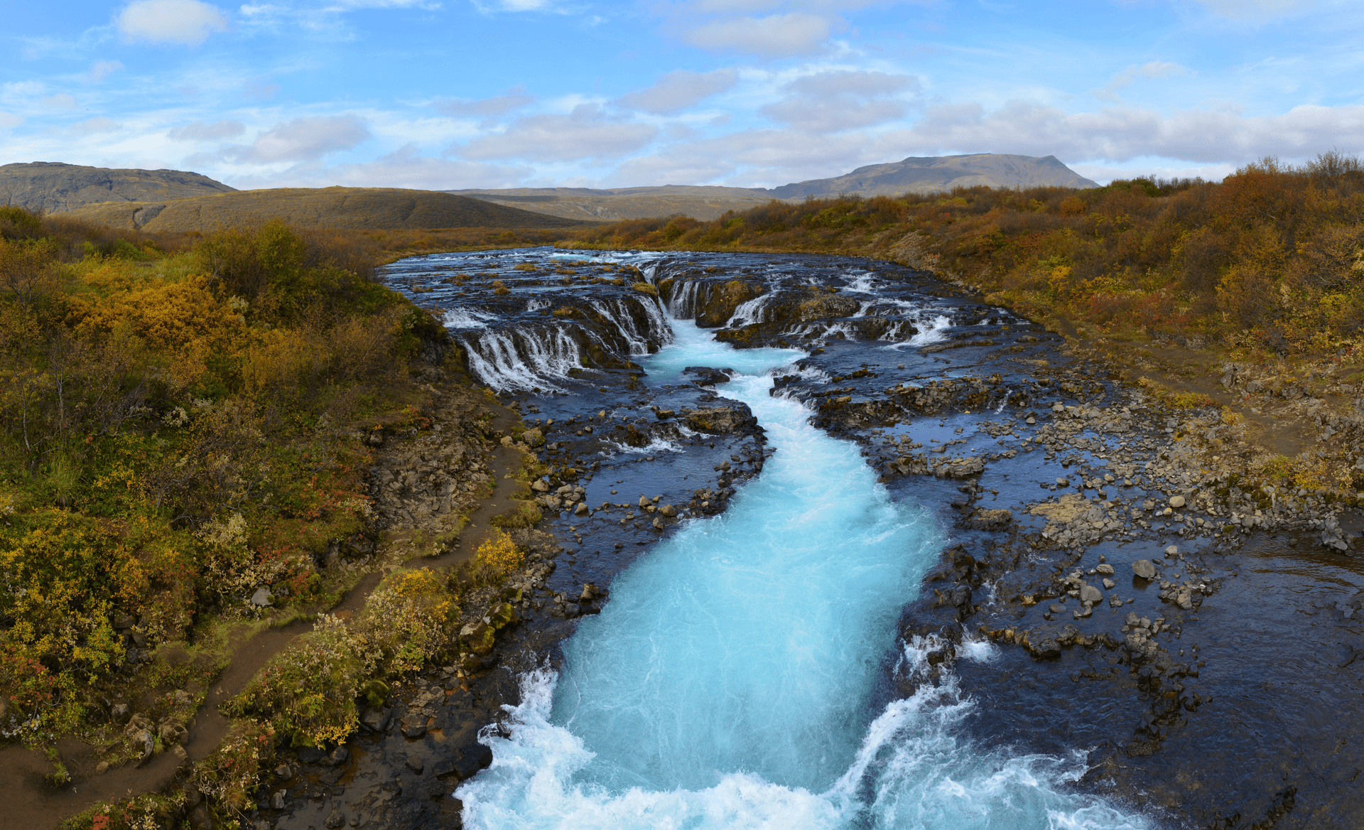 Brúarfoss Waterfall, Golden Circle