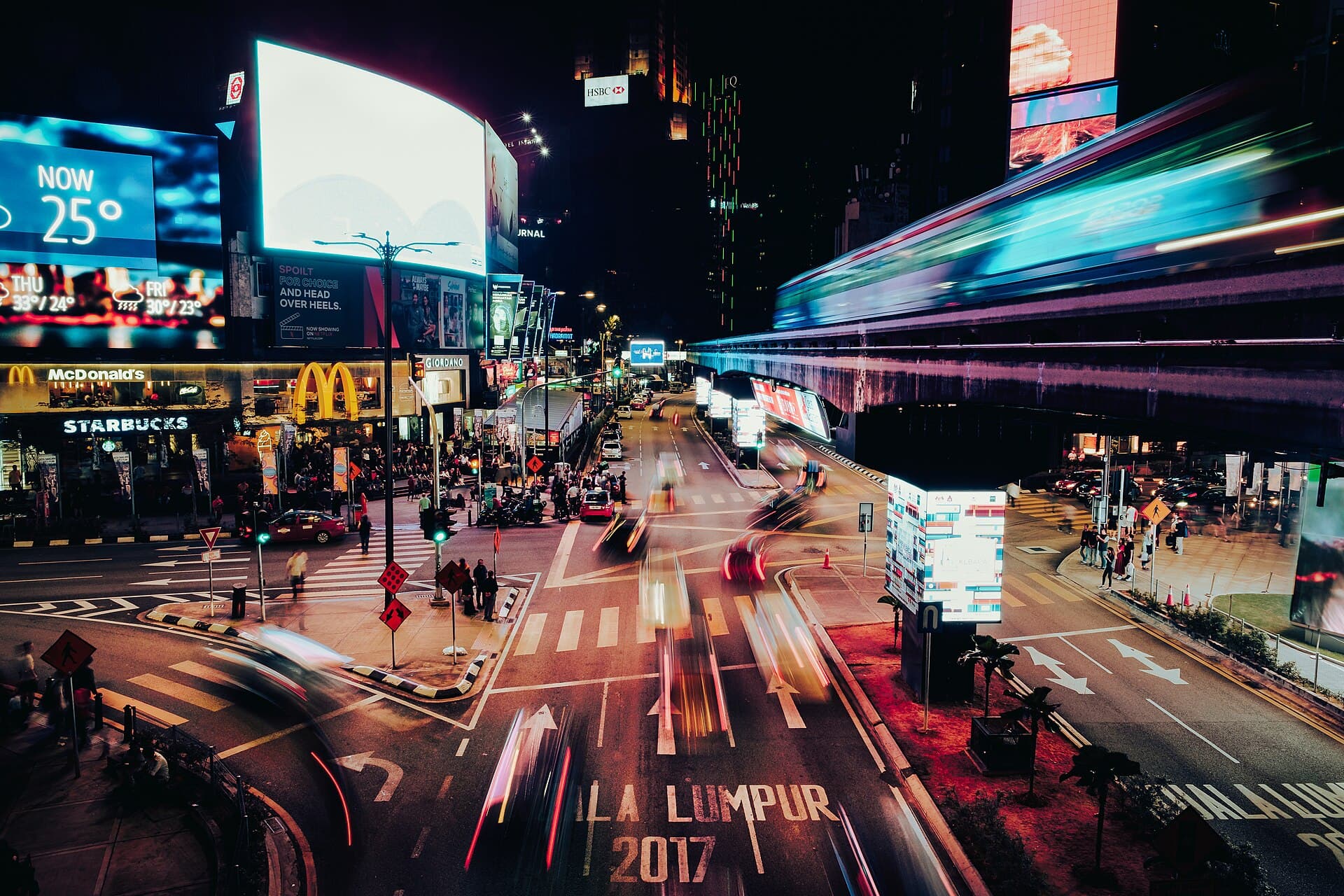 Bukit Bintang and Ain Arabia, Kuala Lumpur