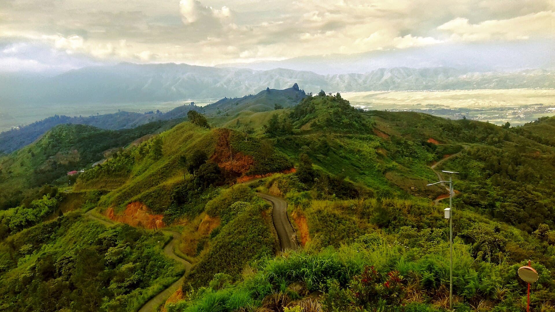 The Kerinci valley from Bukit Kayangan