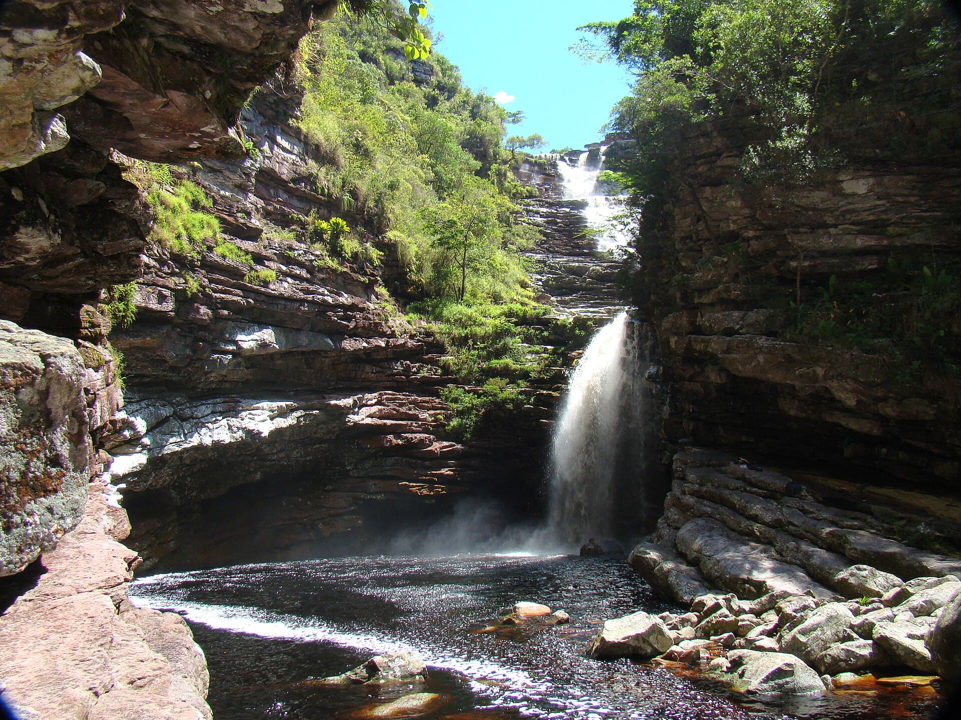Cachoeira do Sossego, Lençóis