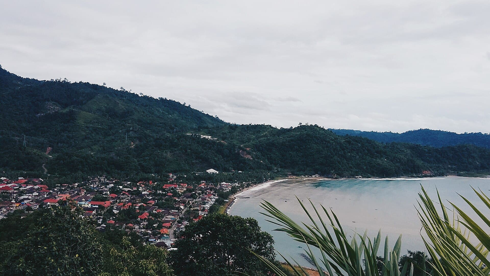 Carocok Beach and Langkisau hill, Painan