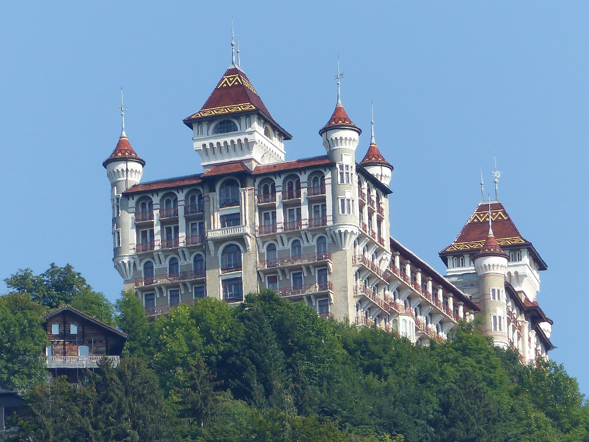 Caux Palace above Montreux