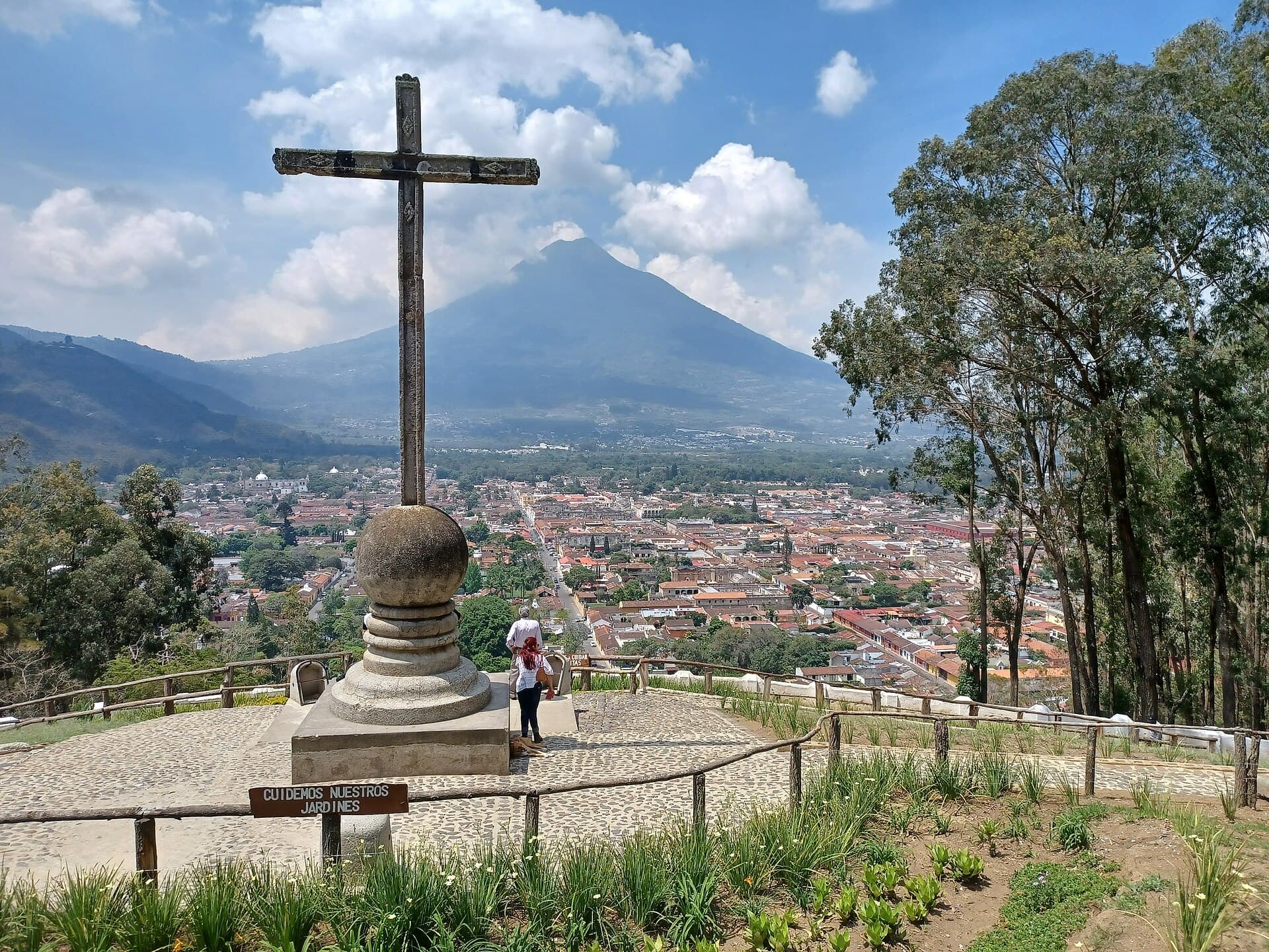 Antigua Guatemala from Cerro de la Cruz