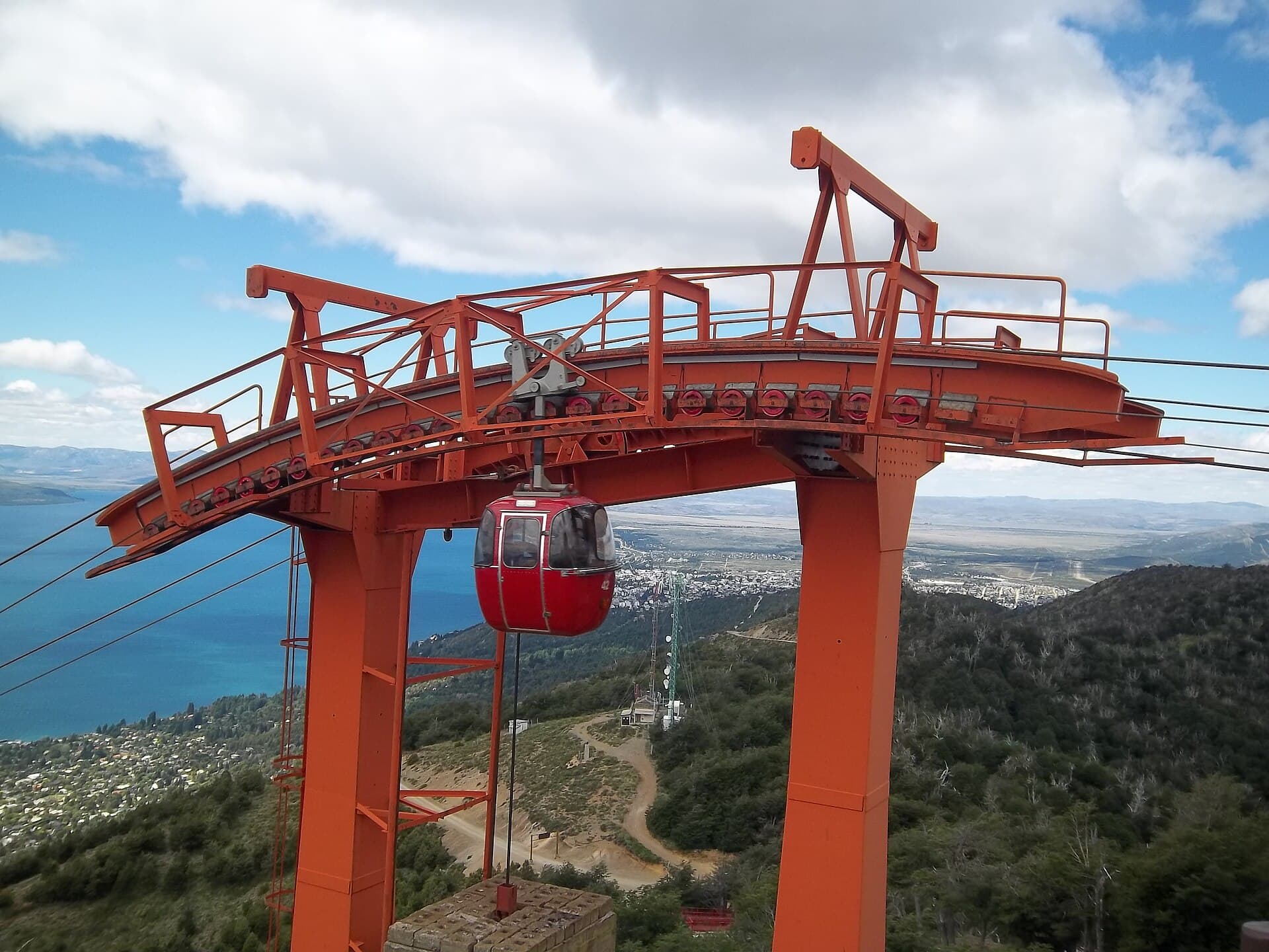 Cerro Otto and its cable car, Bariloche