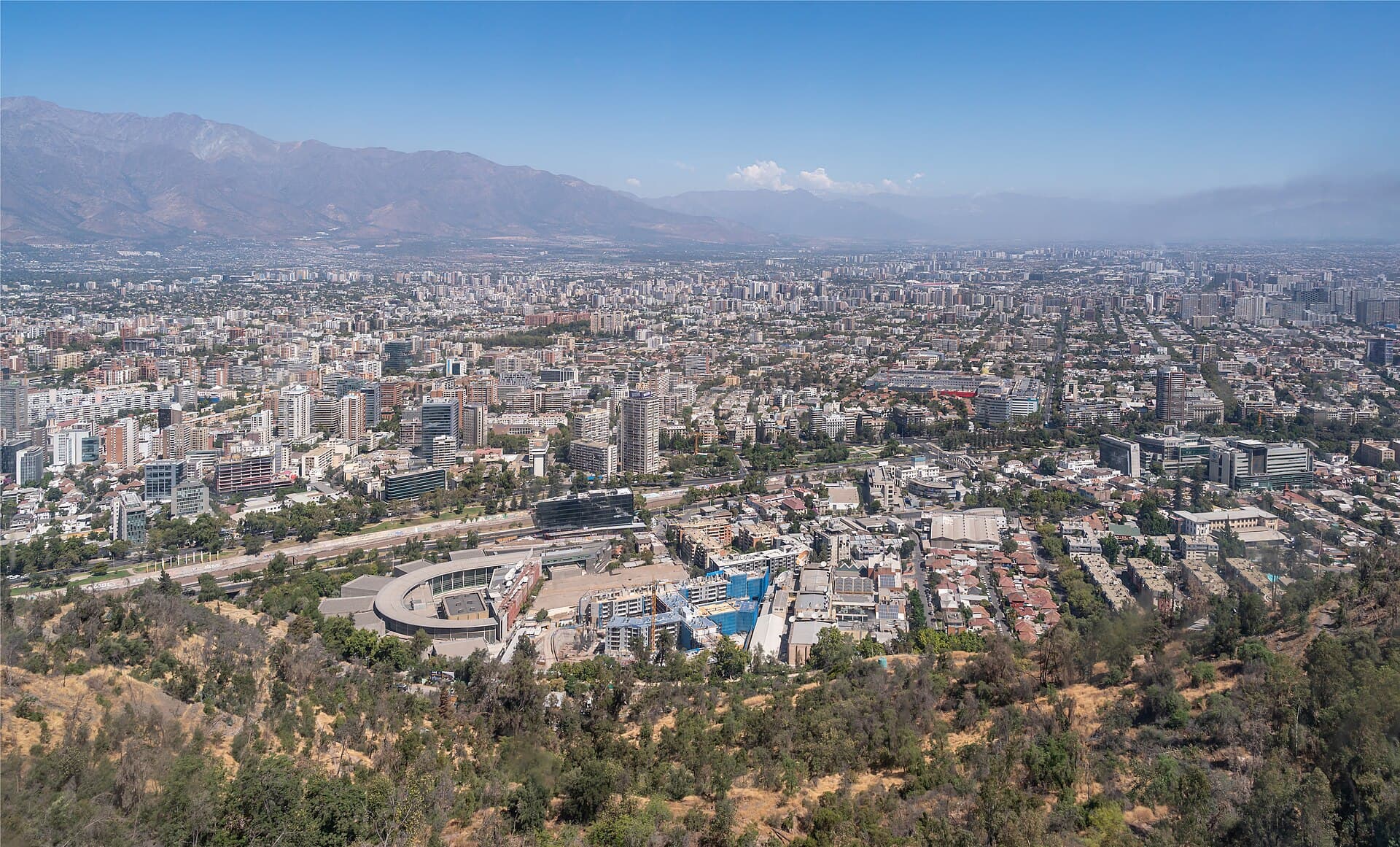 Santiago from Cerro San Cristóbal