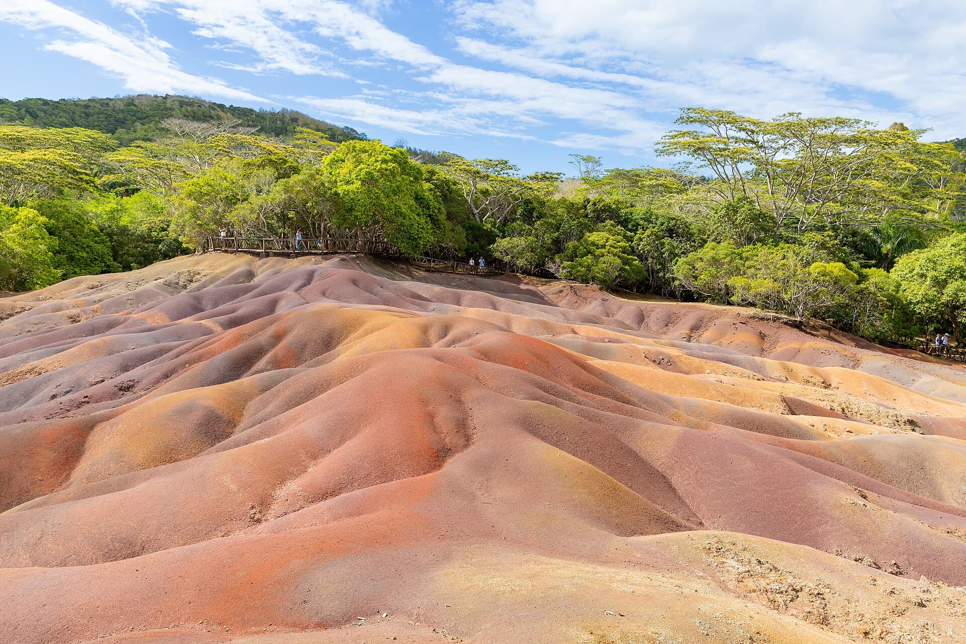 Chamarel Seven Coloured Earths and Waterfall