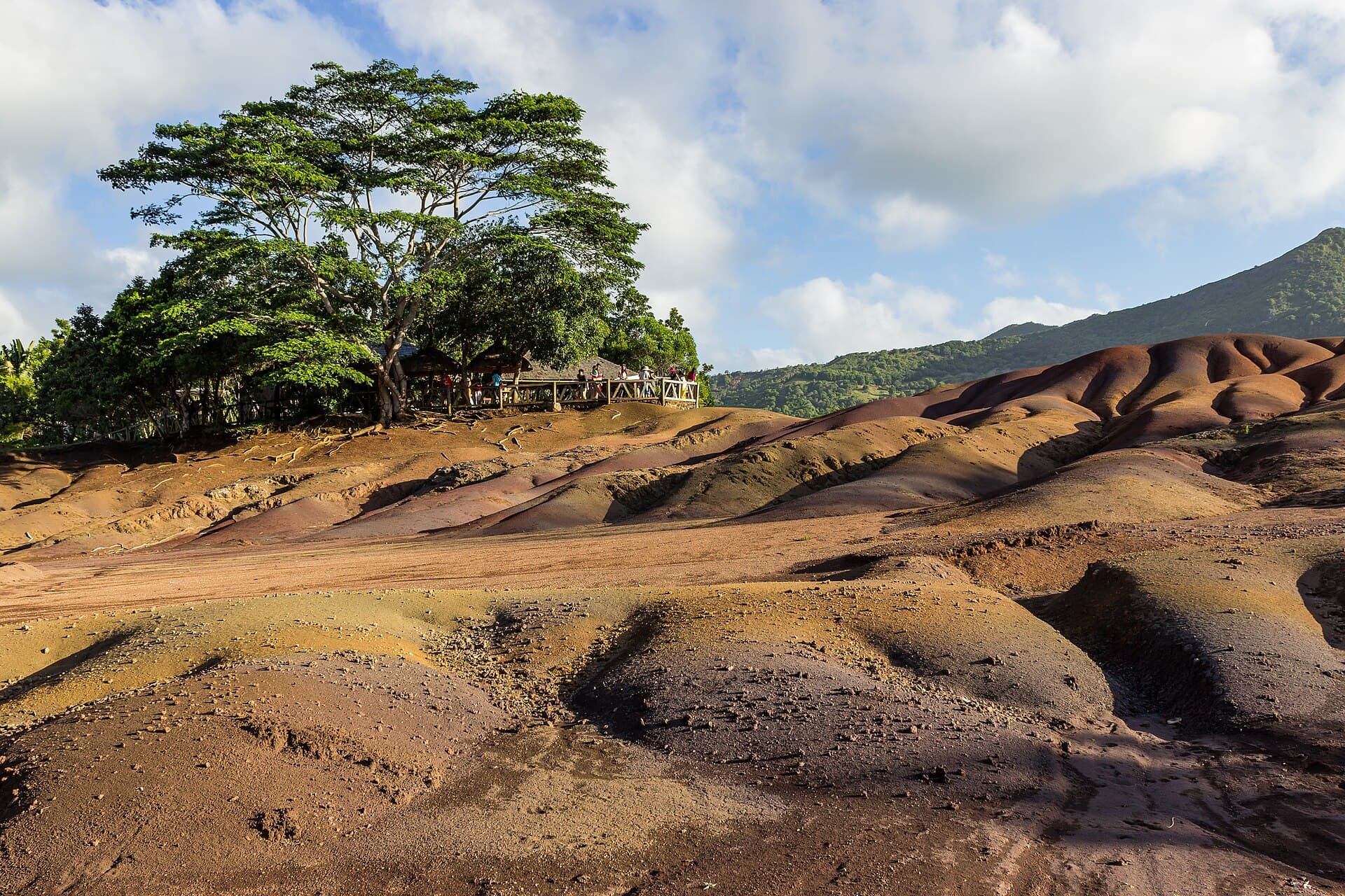 Chamarel Seven Coloured Earths and Waterfall
