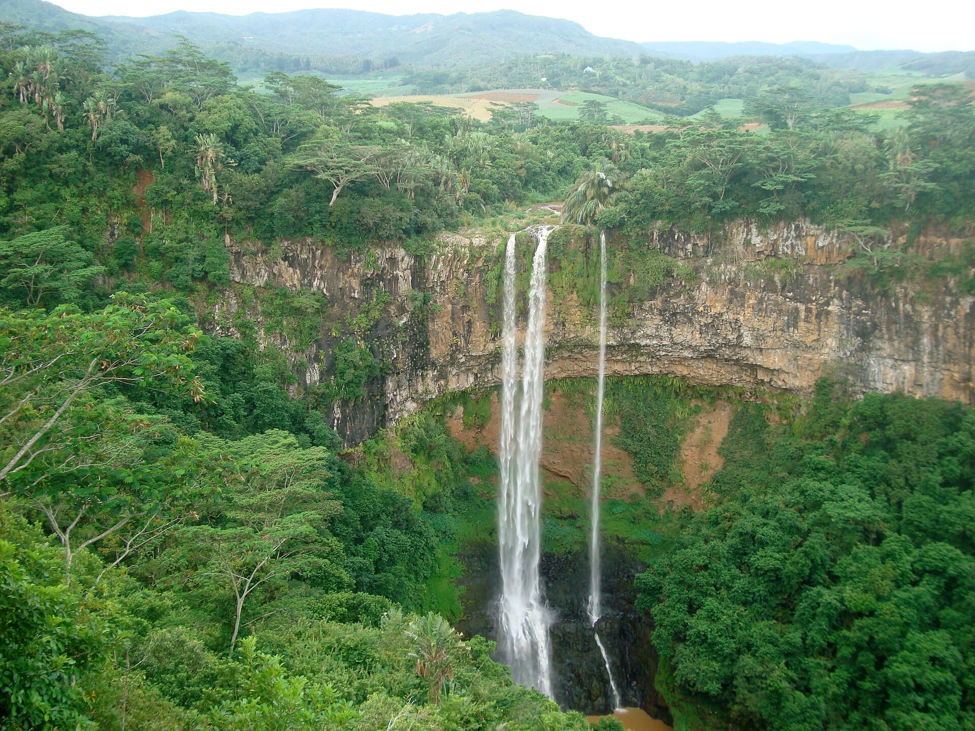 Chamarel Seven Coloured Earths and Waterfall