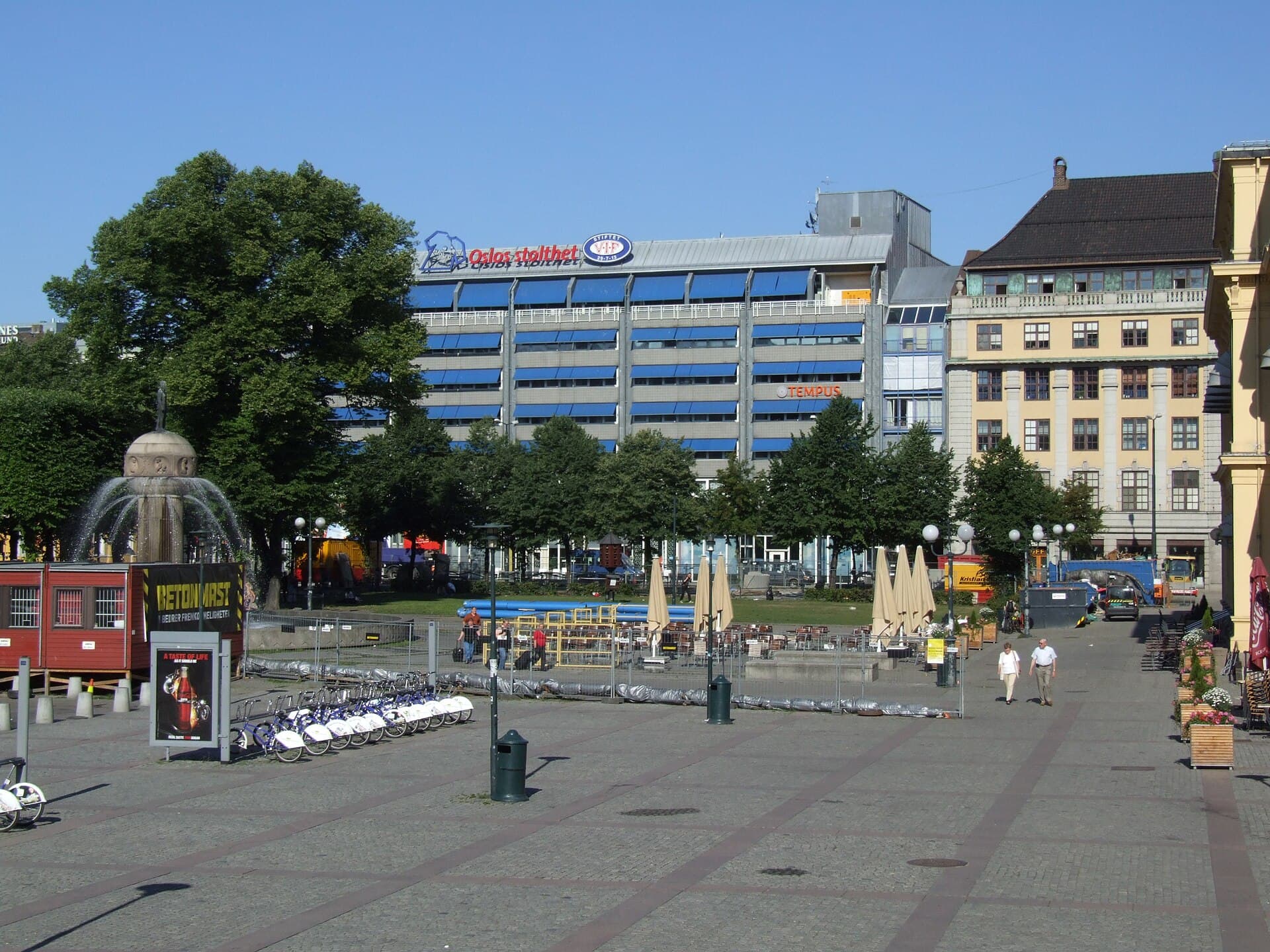 Christian Frederiks plass and the Oslo Tiger, Oslo