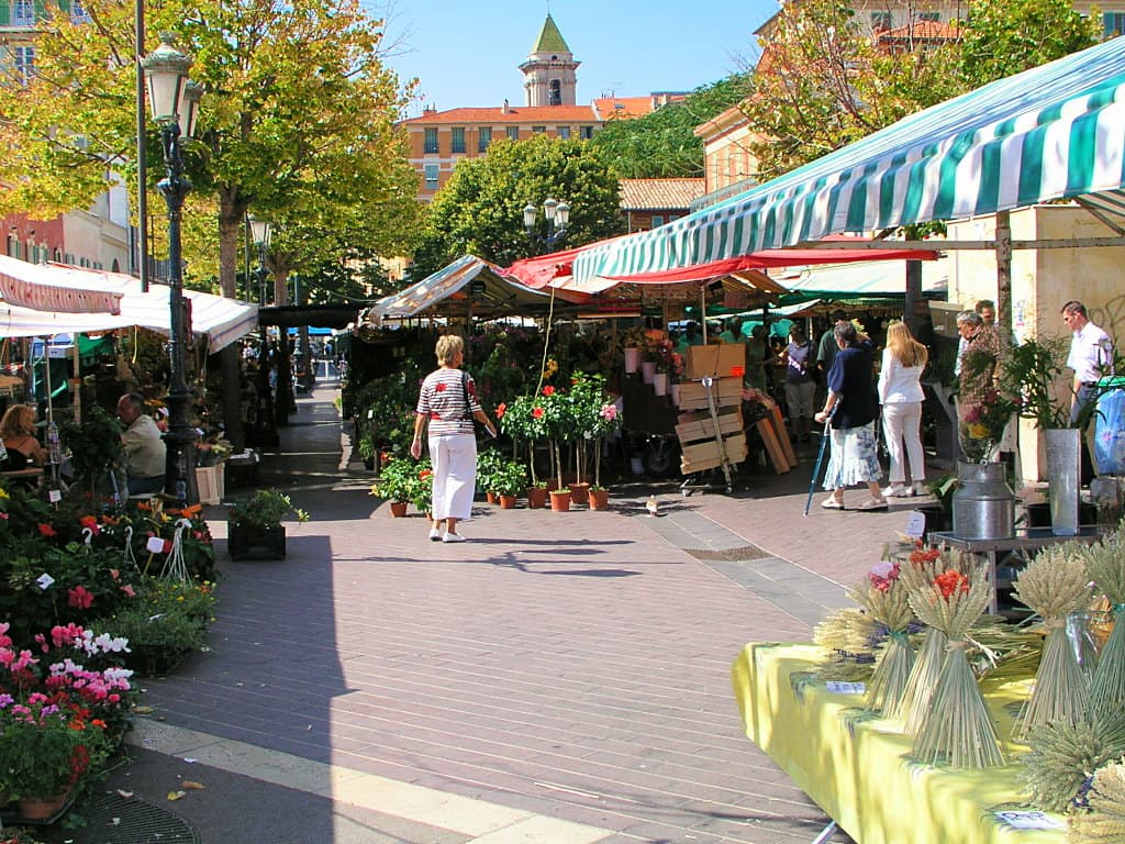 Cours Saleya and the Flower Market, Nice