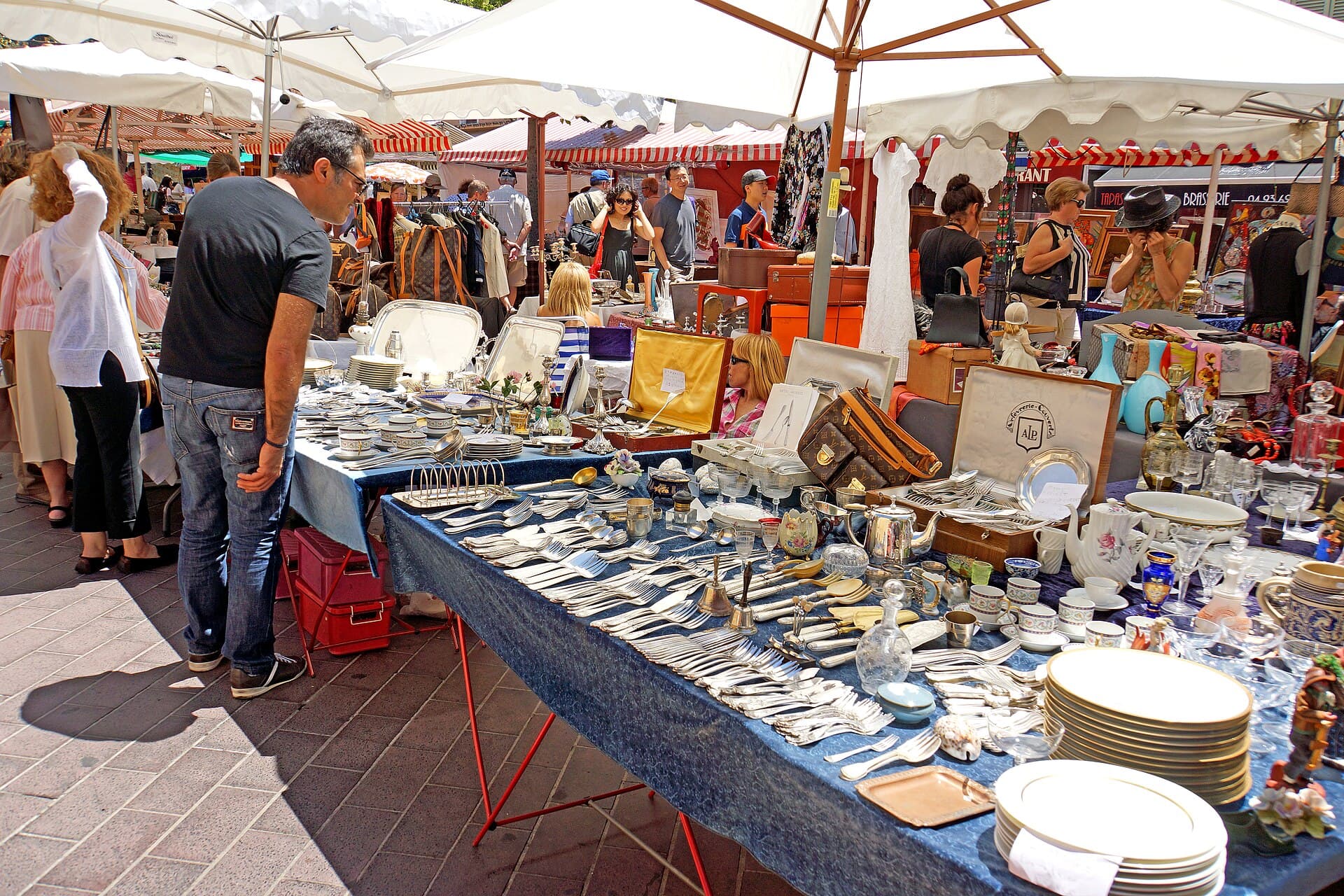 Cours Saleya and the Flower Market, Nice