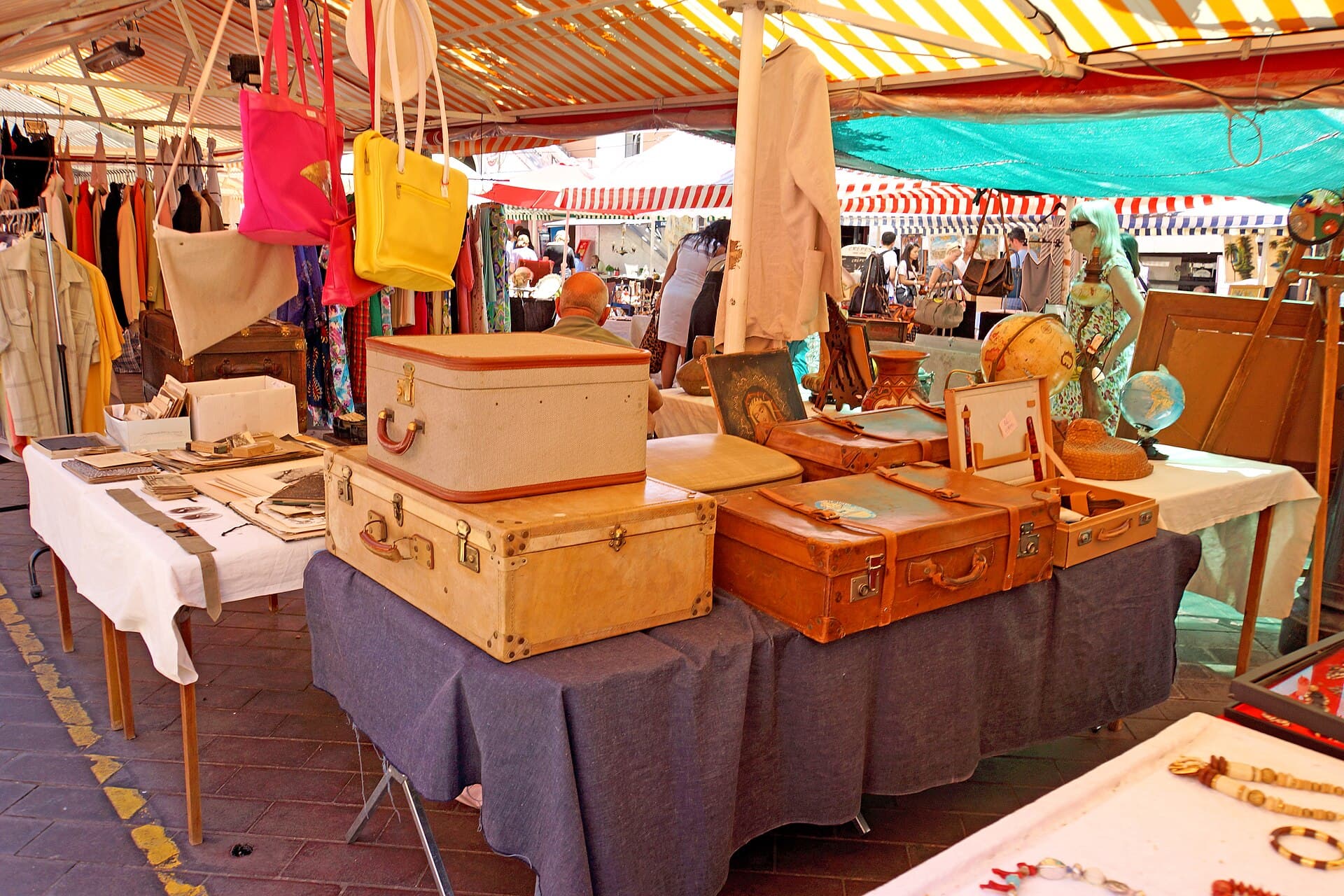 Cours Saleya and the Flower Market, Nice