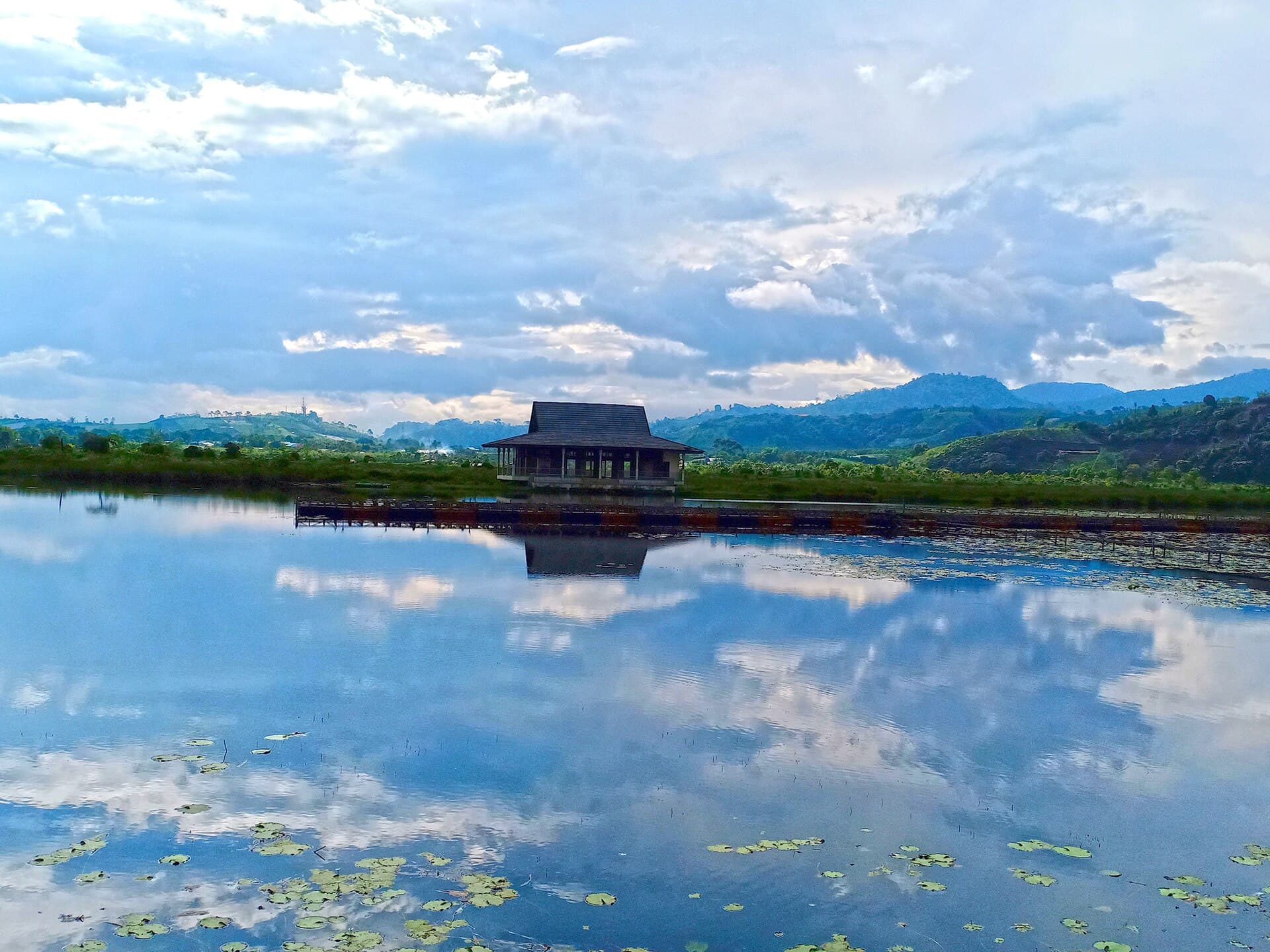 Lake Mas Harun Bastari near Curup