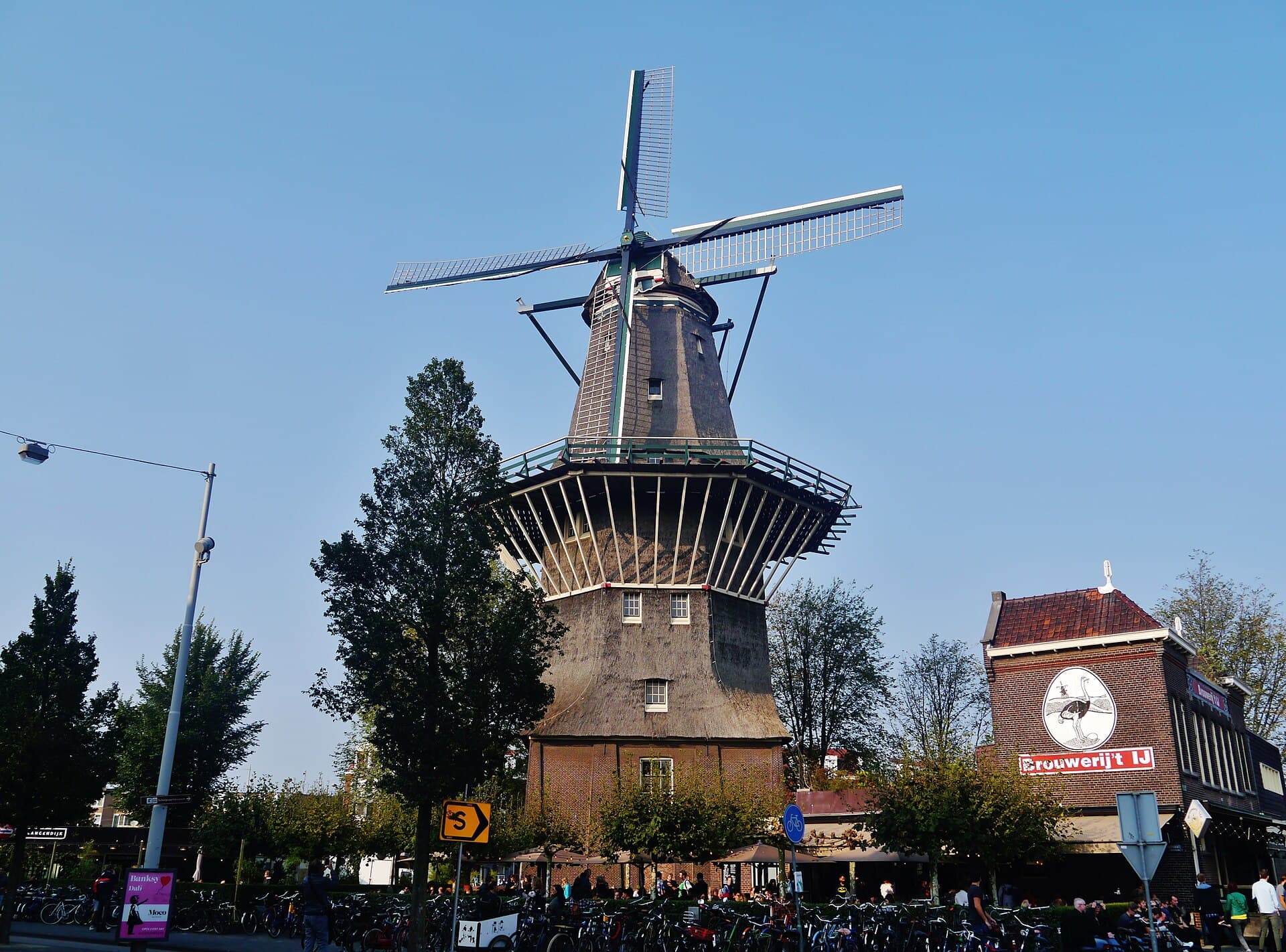 The De Gooyer Windmill, Amsterdam
