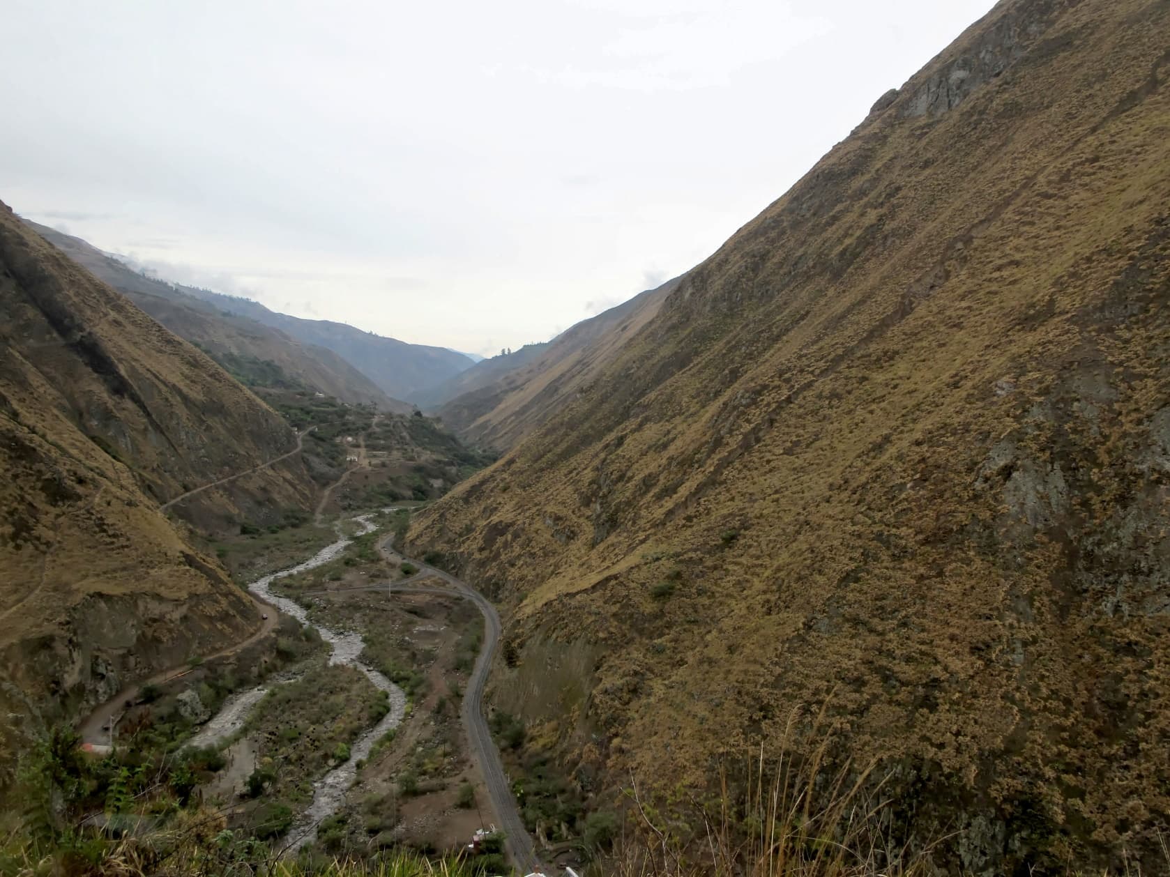 The Devil's Nose railway near Alausí