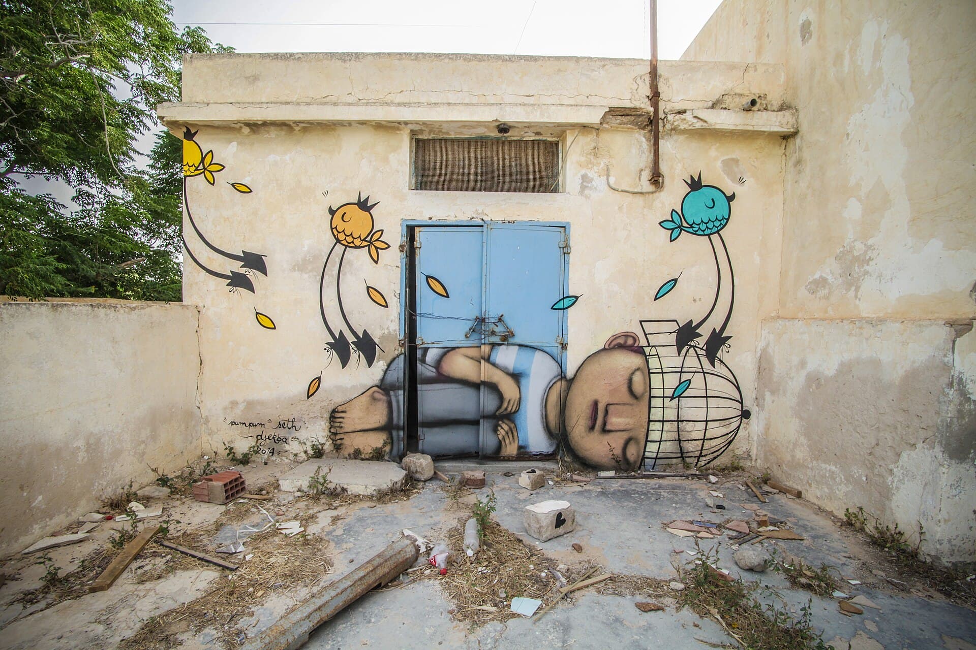 جربة هود (جداريات الرياض)، جربة