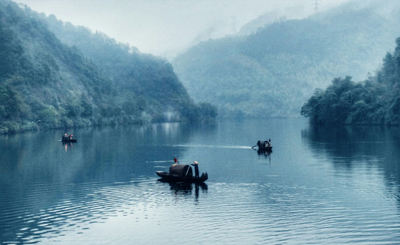 Dongjiang Lake and the Misty Xiaodongjiang