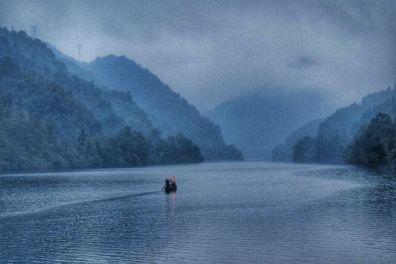 Dongjiang Lake and the Misty Xiaodongjiang