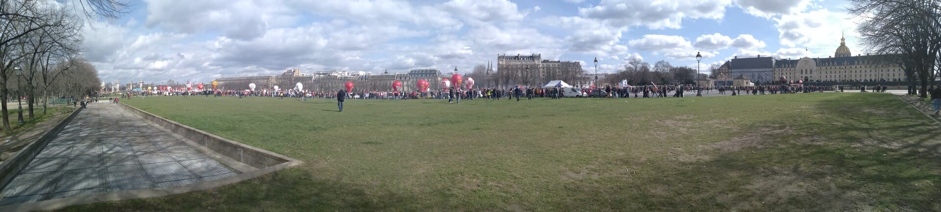 The Esplanade des Invalides and the dome, Paris