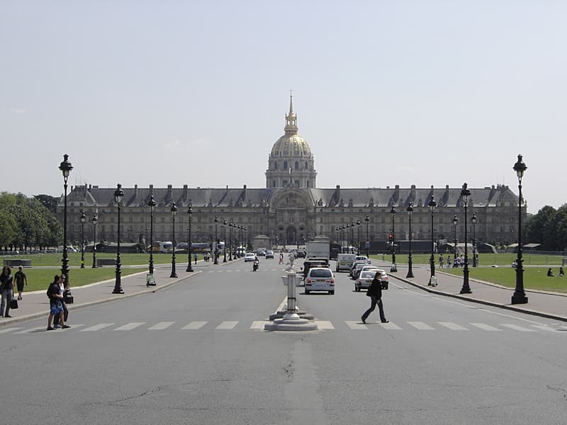 The Esplanade des Invalides and the dome, Paris