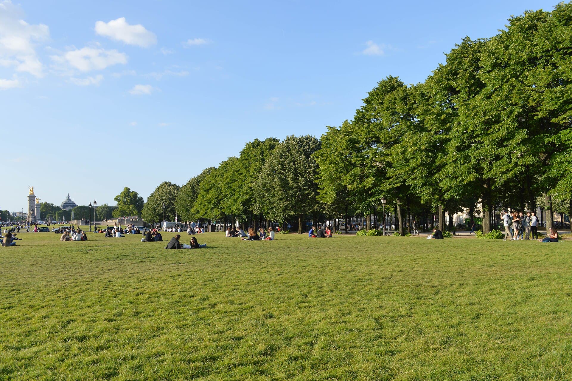The Esplanade des Invalides and the dome, Paris