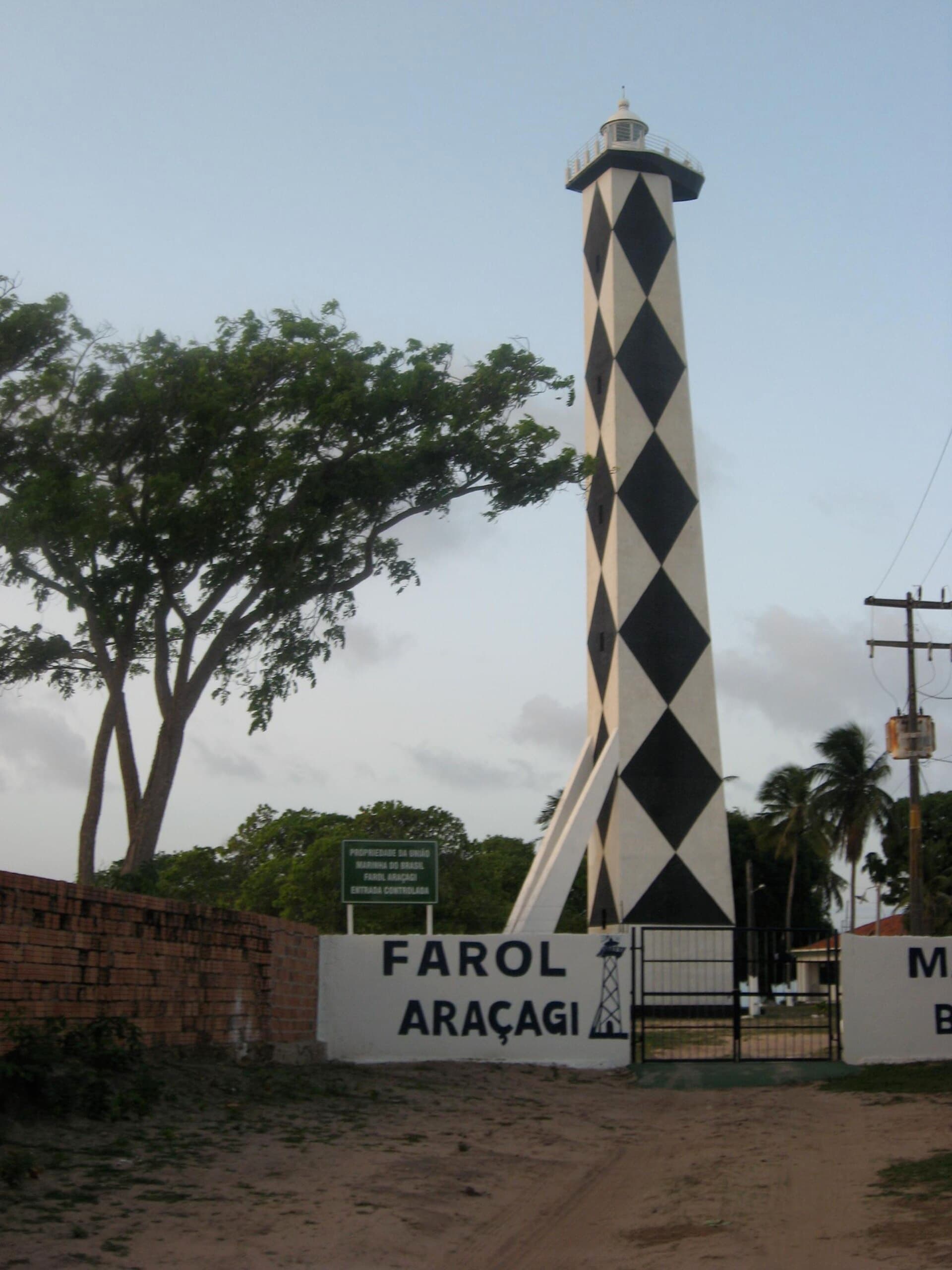 Araçagi Lighthouse, near São Luís, Raposa
