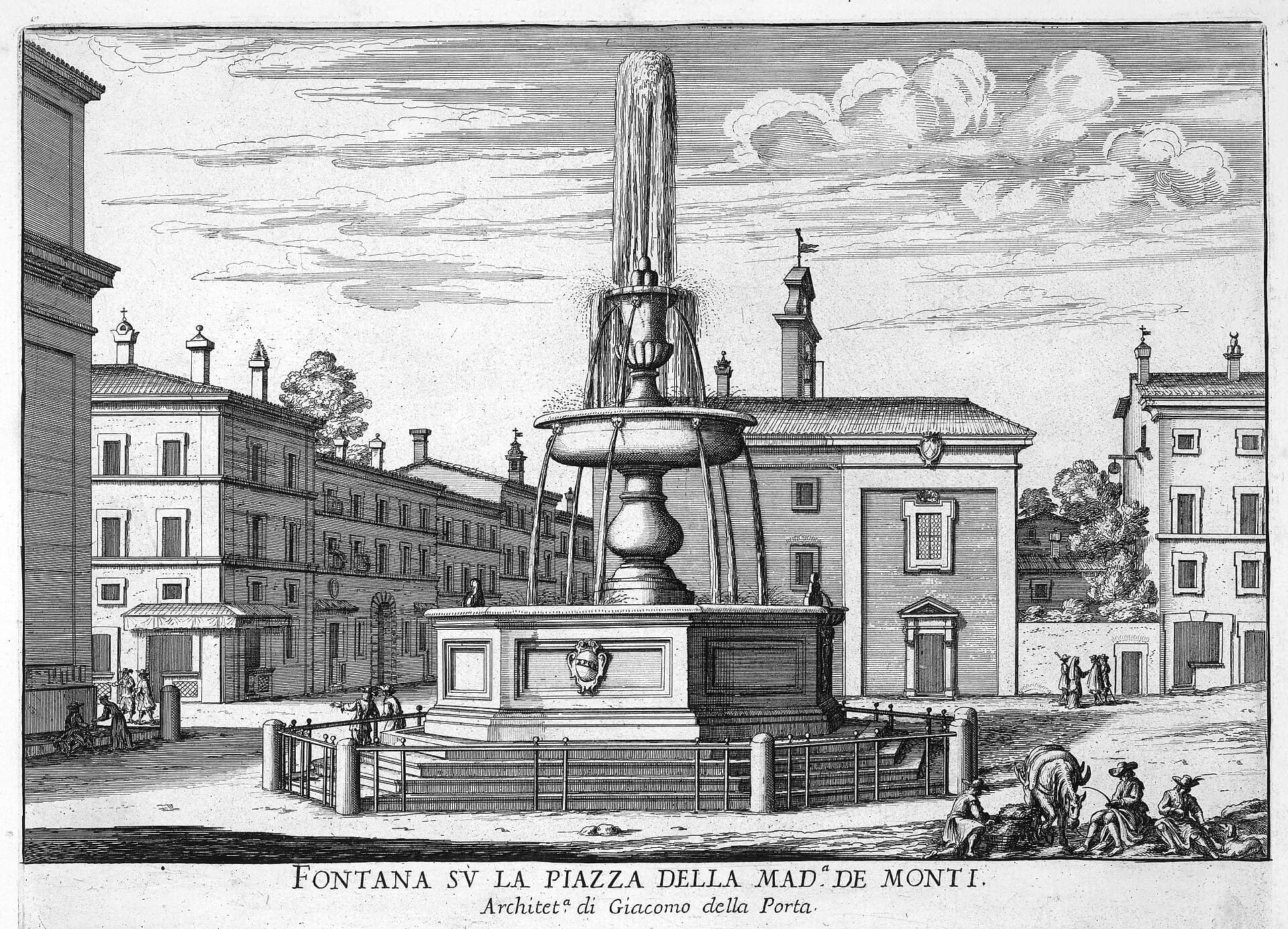 Fountain of Piazza della Madonna dei Monti, Rome